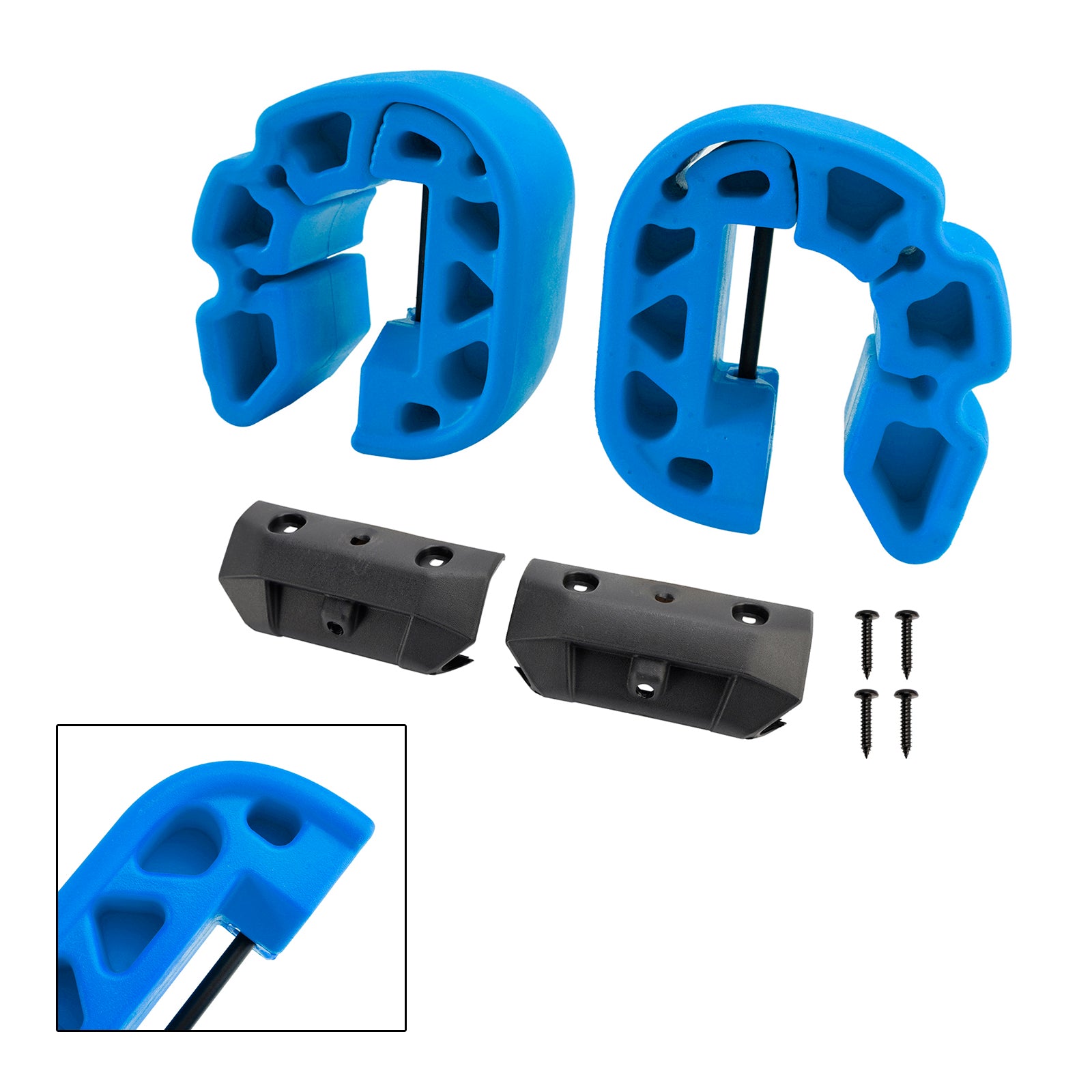 Snap-In Fenders Bumper Anti Crash Kit 295100418 295100729 Blue For Sea-Doo Gtx
