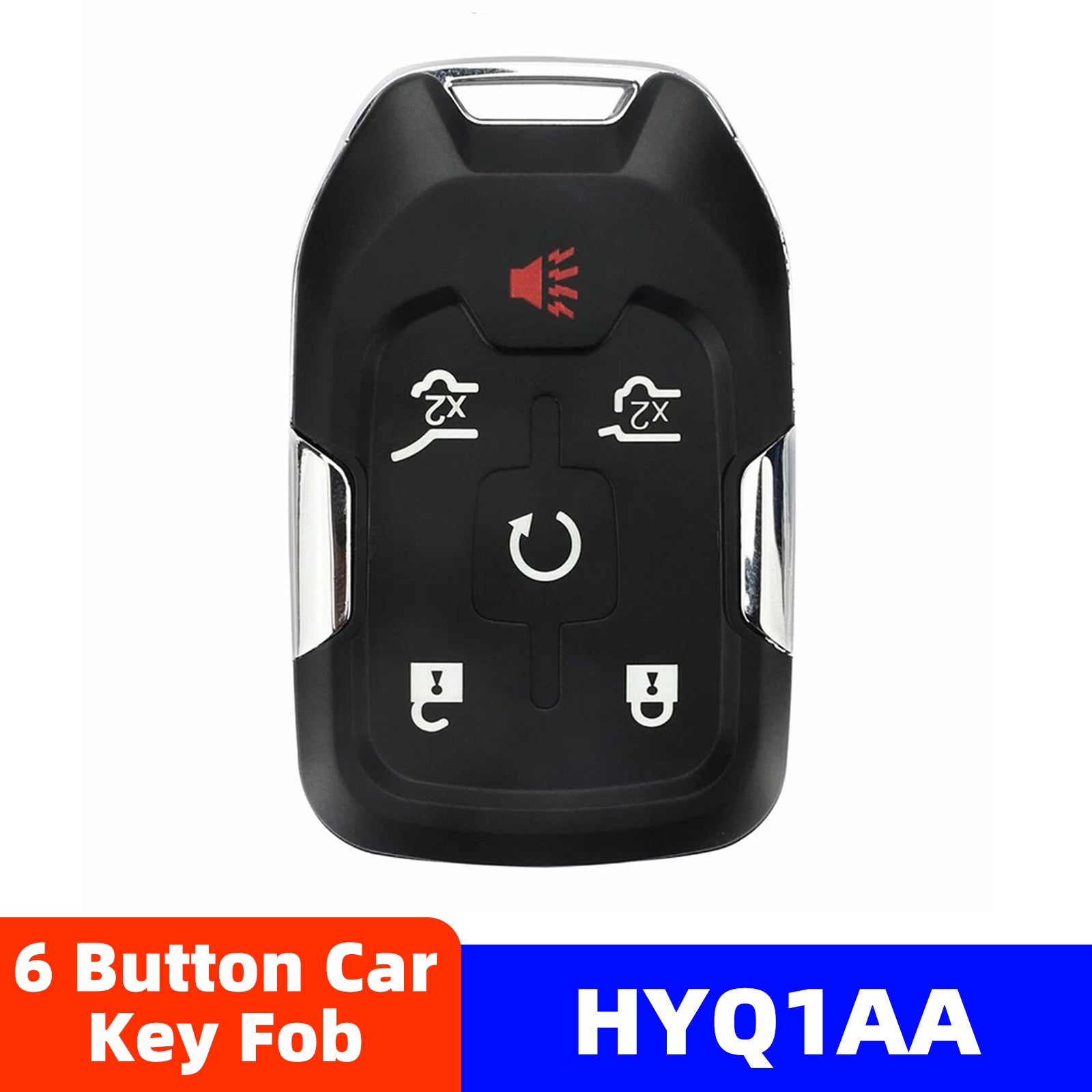 6 Button Car Key Fob HYQ1AA 315Mhz ID46 Chip For GMC Yukon 2015-2020