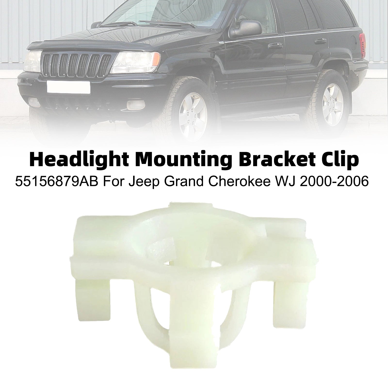 Headlight Mounting Bracket Clip 55156879AB For Jeep Grand Cherokee WJ 2000-2006