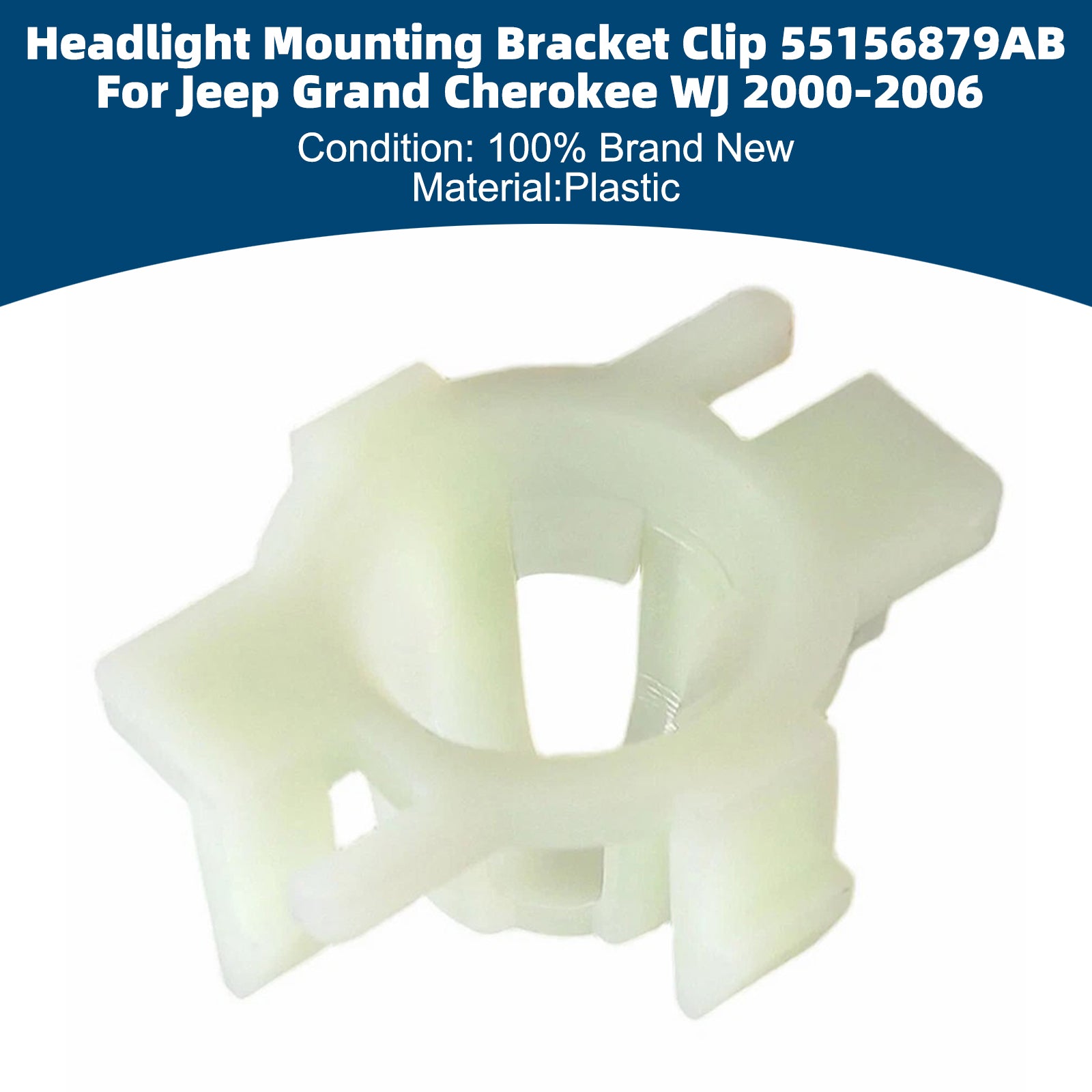 Headlight Mounting Bracket Clip 55156879AB For Jeep Grand Cherokee WJ 2000-2006