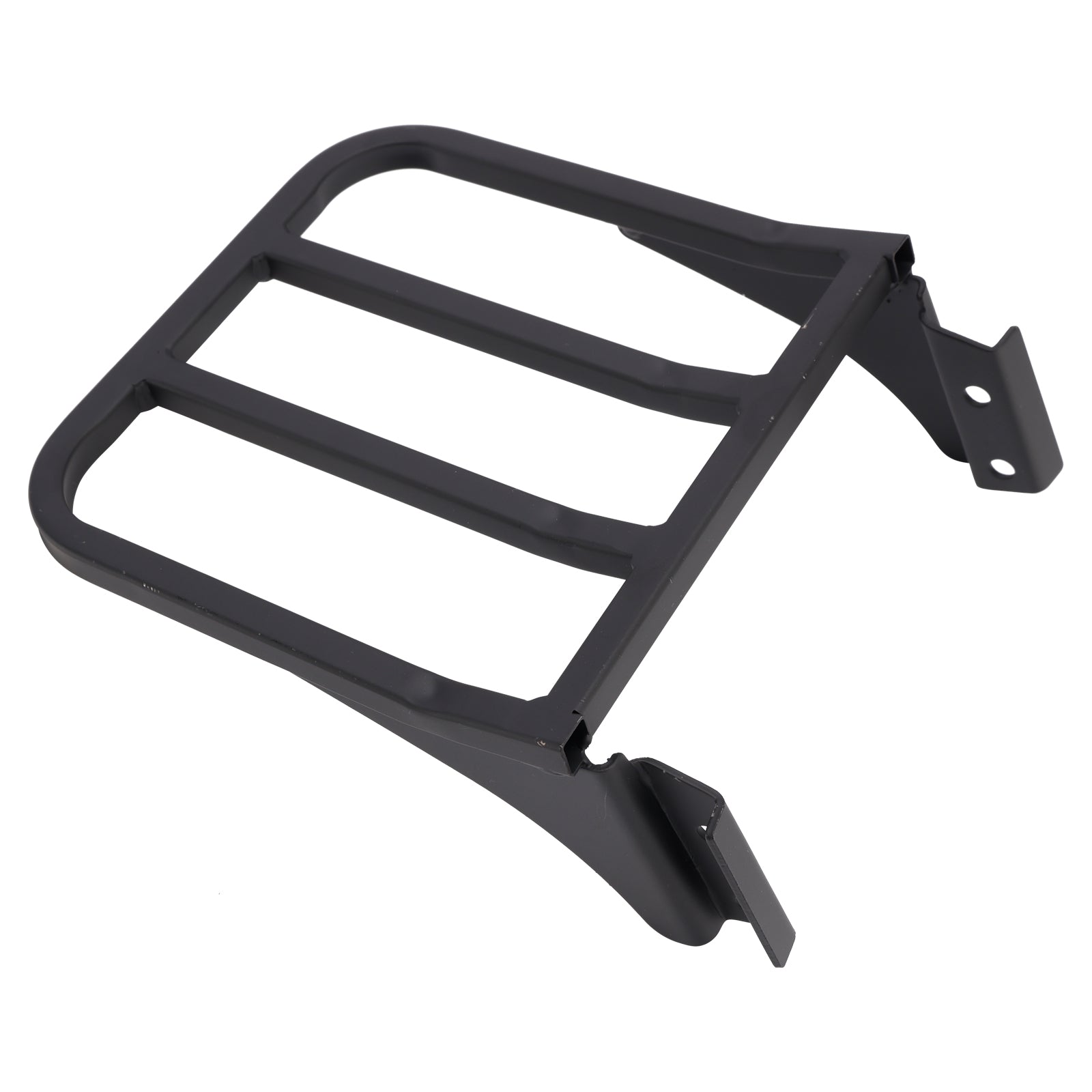 Sissy Bar Backrest Luggage Rack For Heritage Softail Dyna Sportster 1986+ Black