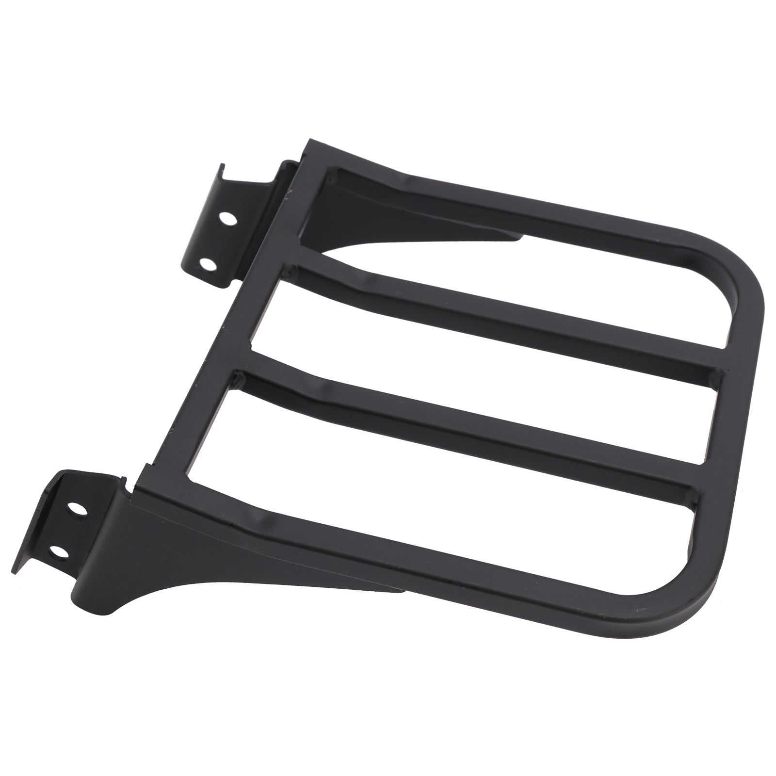 Sissy Bar Backrest Luggage Rack For Heritage Softail Dyna Sportster 1986+ Black