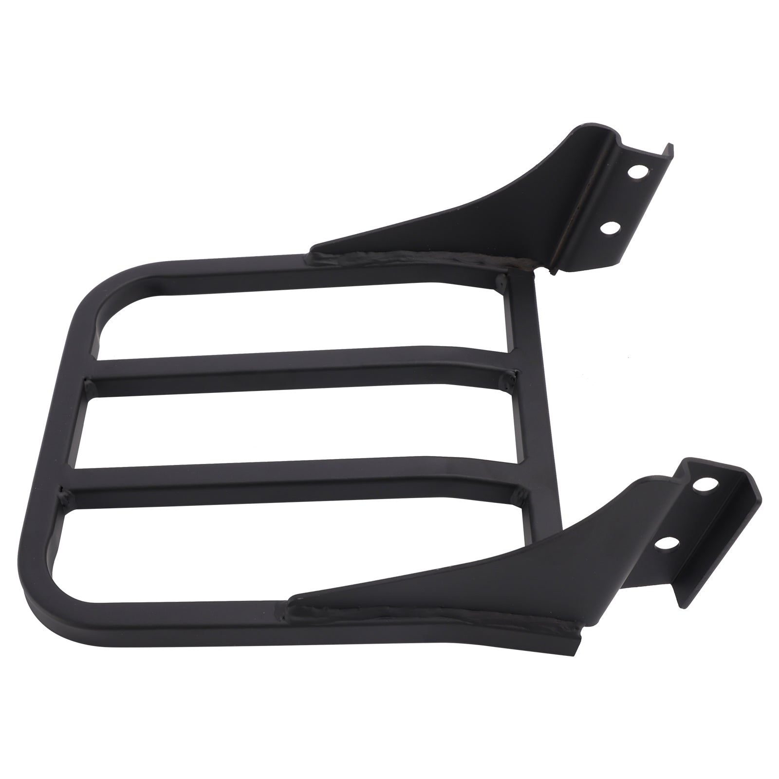 Sissy Bar Backrest Luggage Rack For Heritage Softail Dyna Sportster 1986+ Black