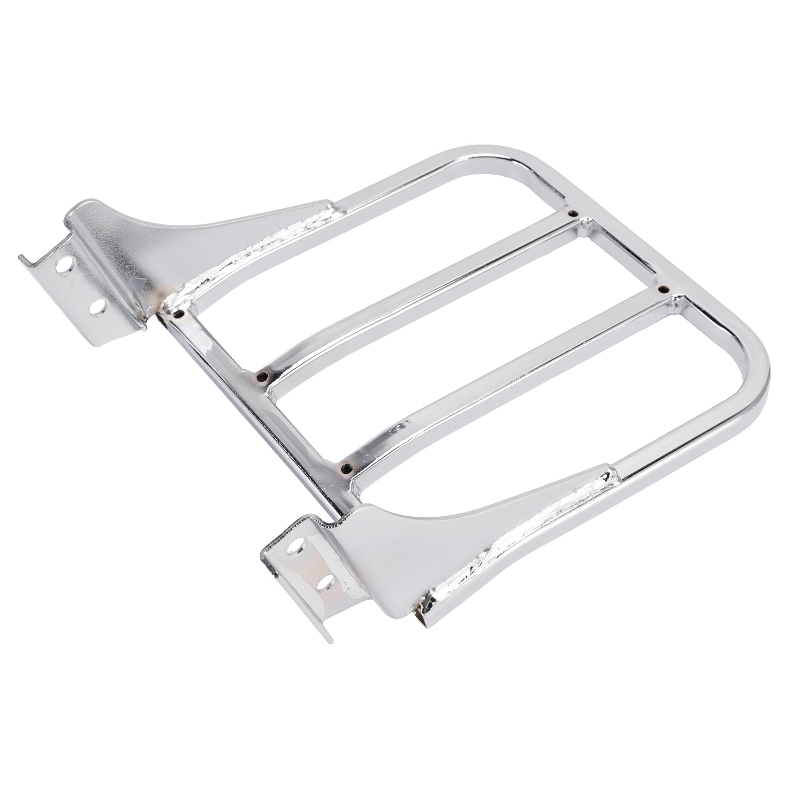 Sissy Bar Backrest Luggage Rack For Heritage Softail Dyna Sportster 1986+ Chrome