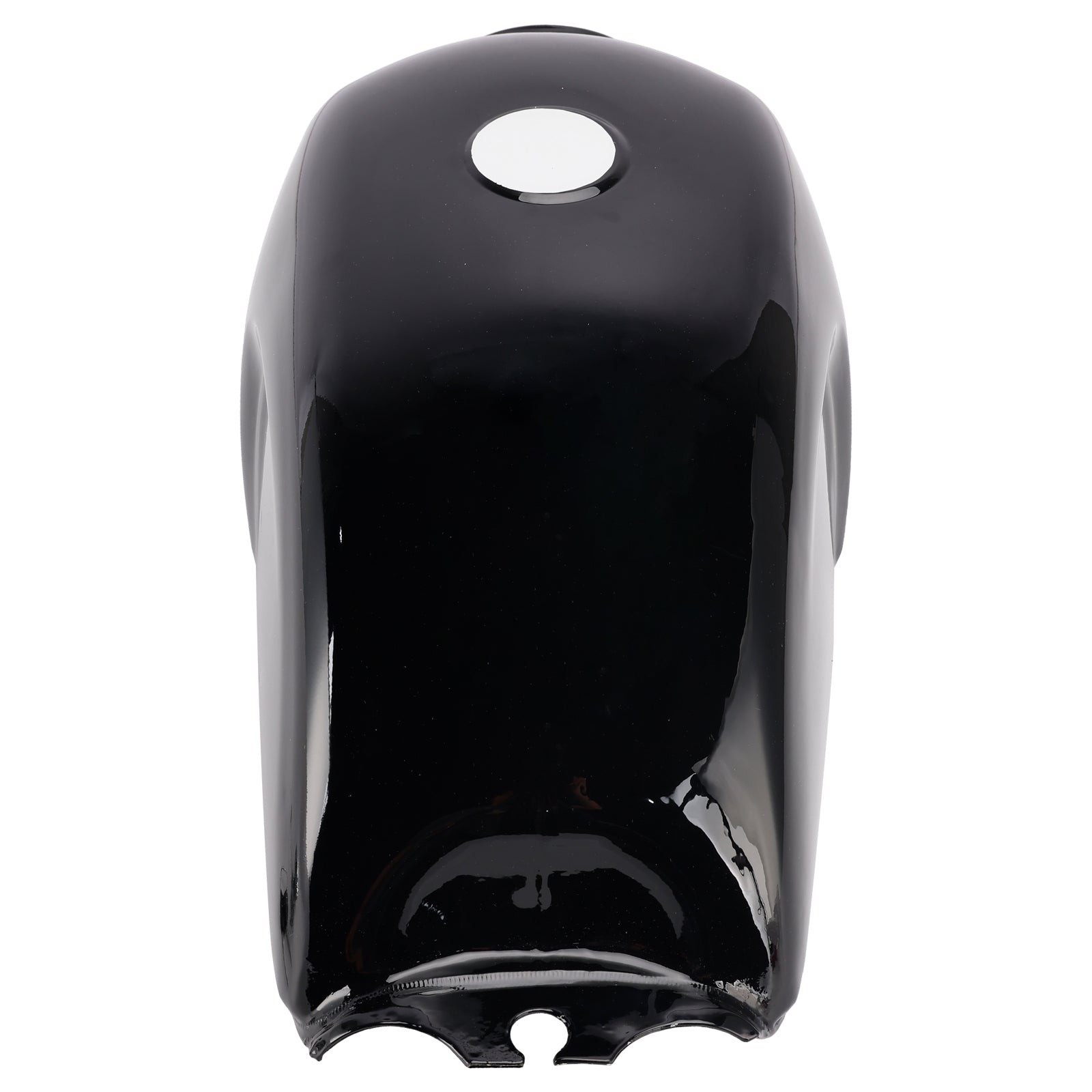Vintage Cafe Racer Fuel Gas Tank Black Motorcycle Retro Classic Scrambler