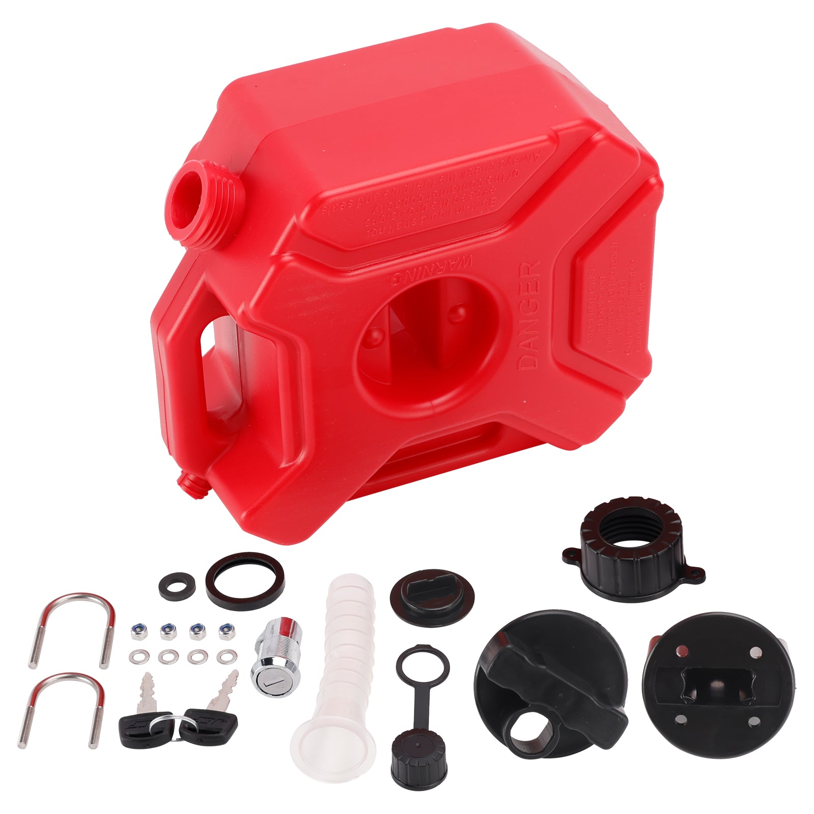 3L Oil Gas Container Anti-static Jerry Can Fuel Tank Red For Touring Adventure