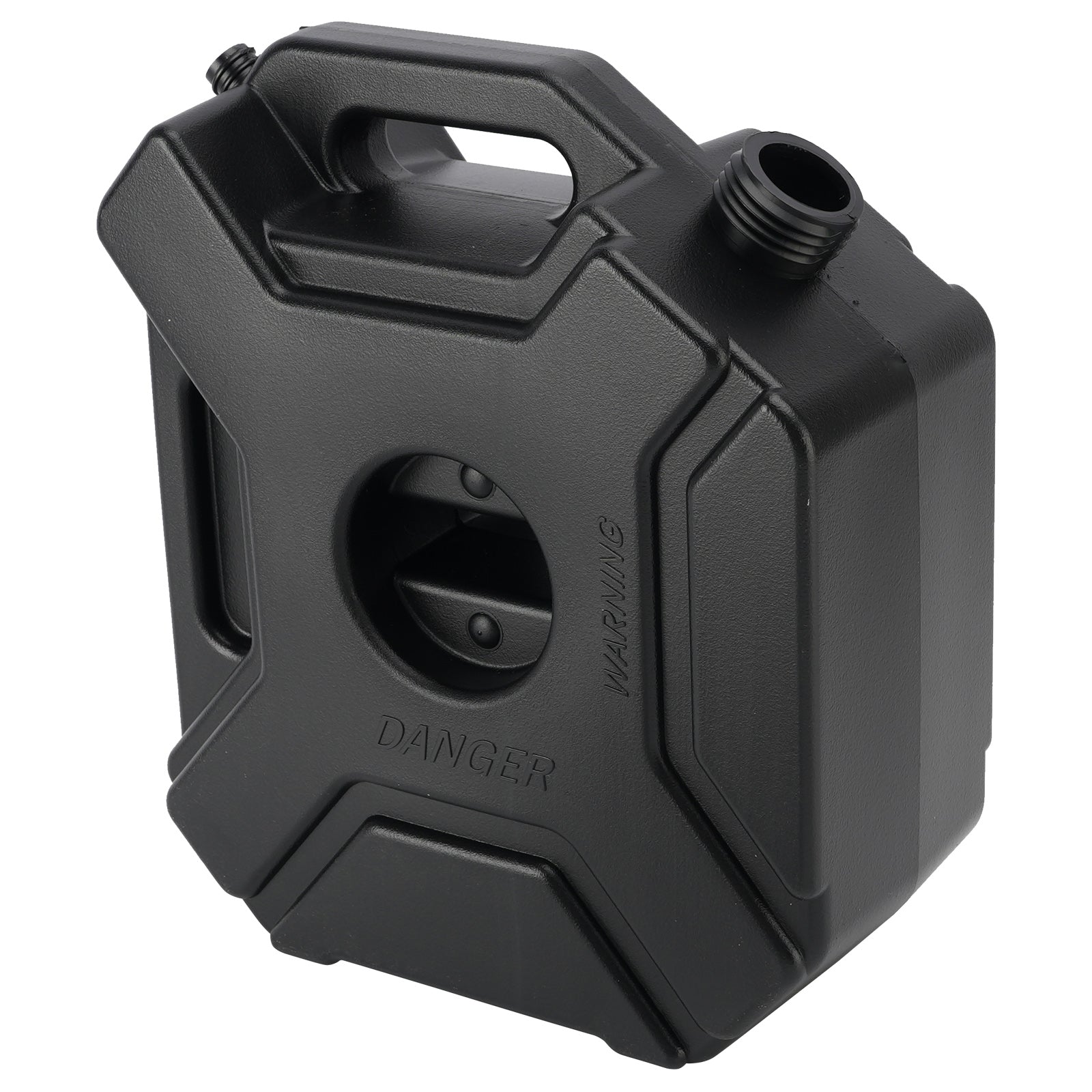 5L Oil Gas Container Anti-static Jerry Can Fuel Tank Black For Touring Adventure