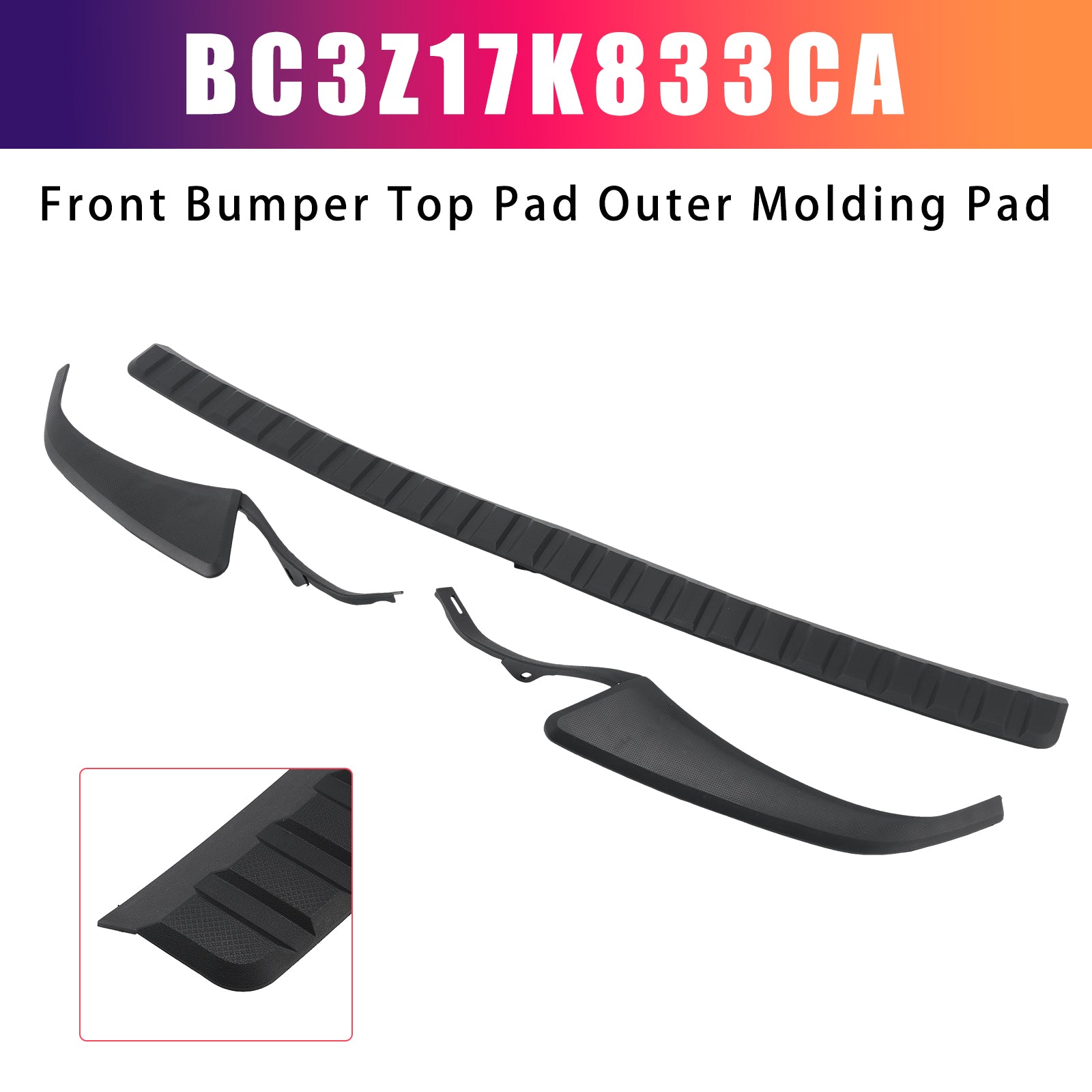 Front Bumper Left Driver Air Duct FL3Z-17F803-A for Ford F-150 2015-2017