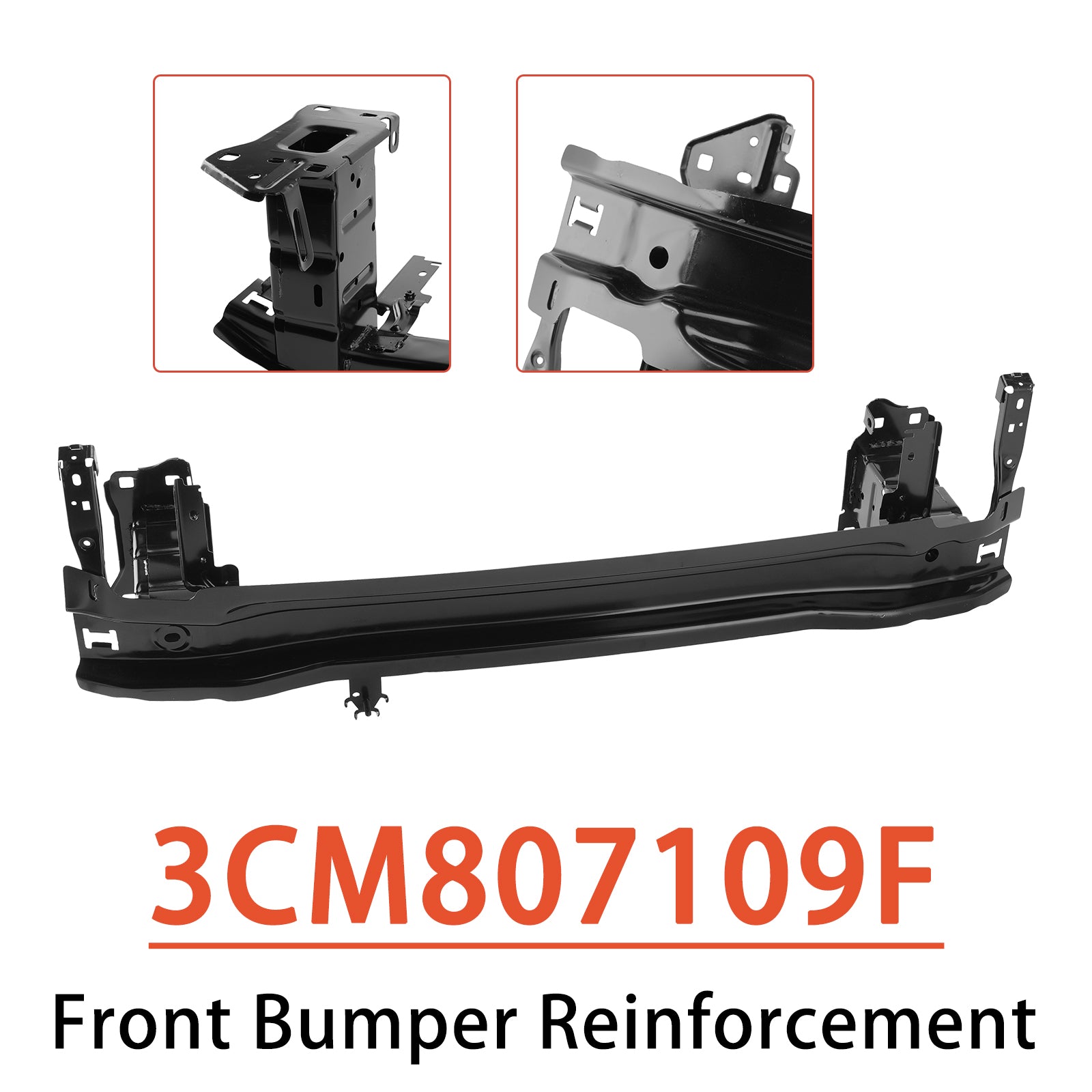 Front Bumper Top Pad Outer Molding Pad for Ford F250 F350 F450 F550 2011-2016