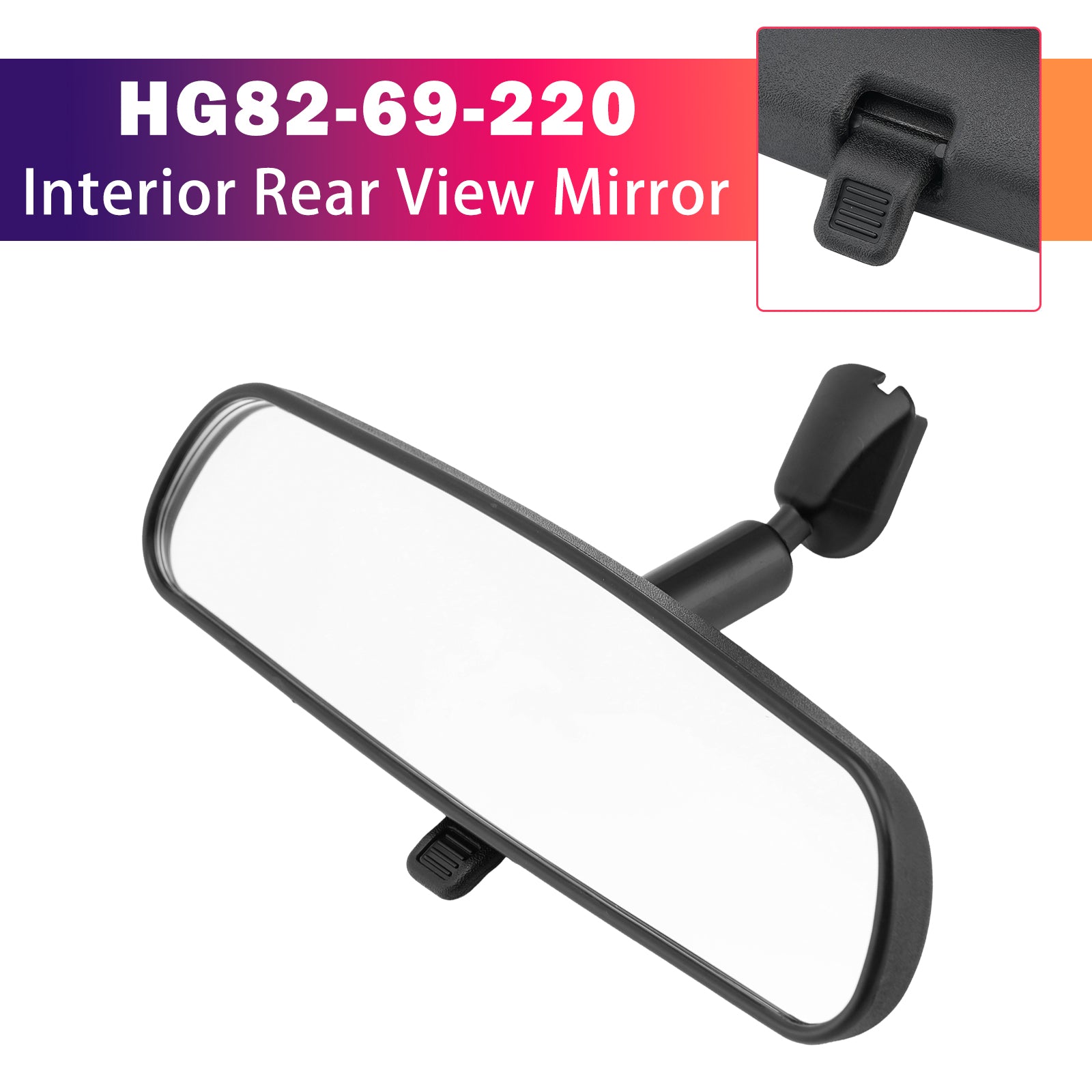 Interior Rear View Mirror HG82-69-220 for Mazda 6 CX-7 RX-8 MX-5 Miata