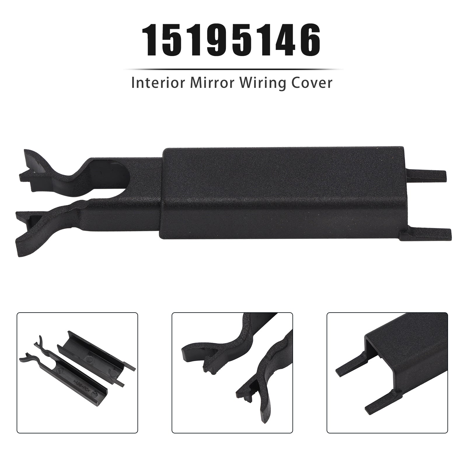 Plastic Interior Mirror Wiring Cover 15195146 for Sierra 1500 3500 2500HD