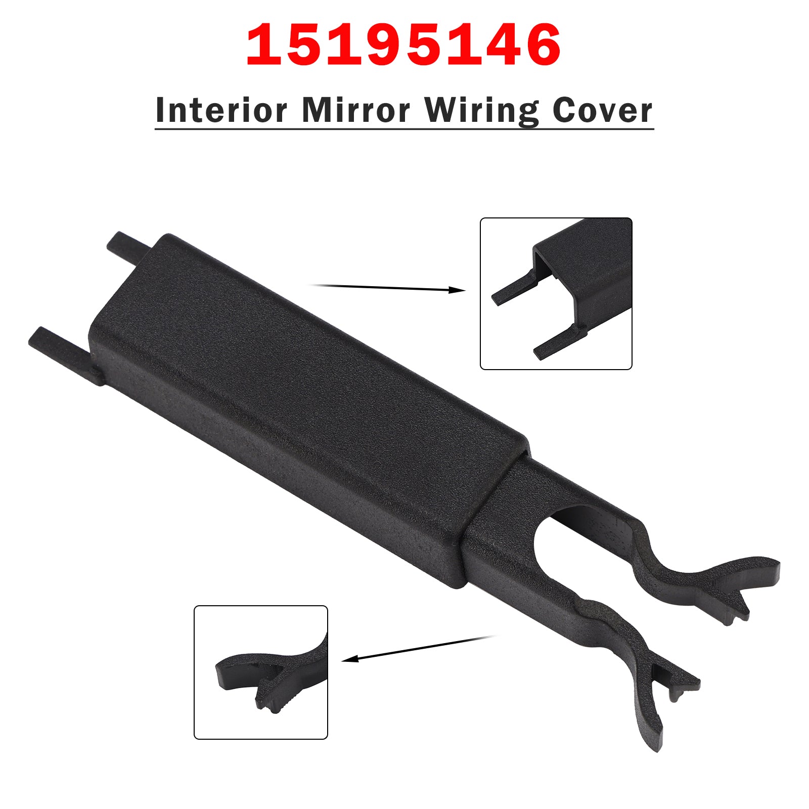 Plastic Interior Mirror Wiring Cover 15195146 for Sierra 1500 3500 2500HD
