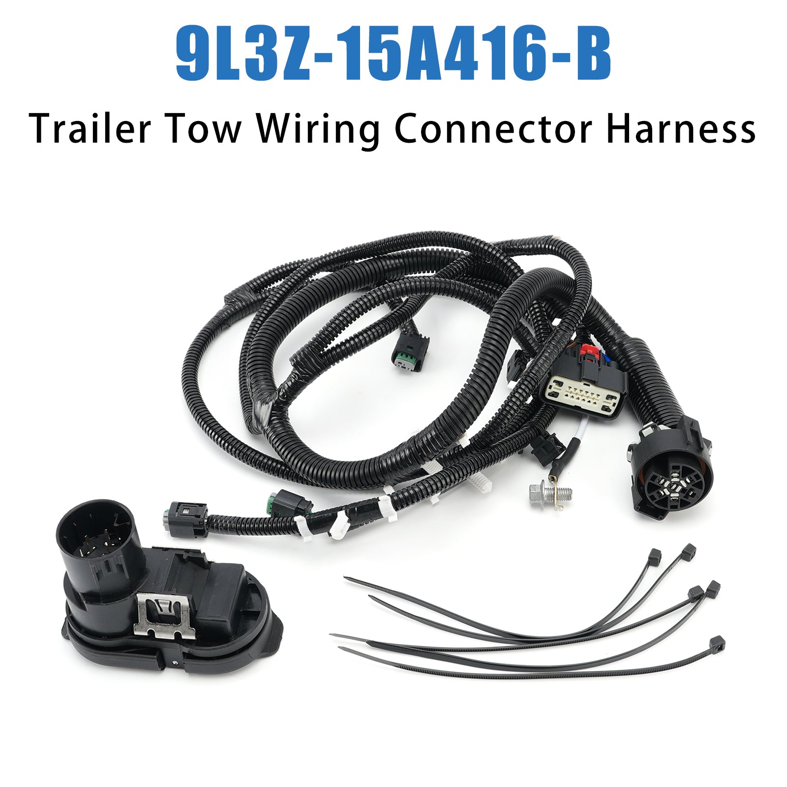 Trailer Tow Wiring Connector Harness for Ford F-150 2009-2014 9L3Z-15A416-B