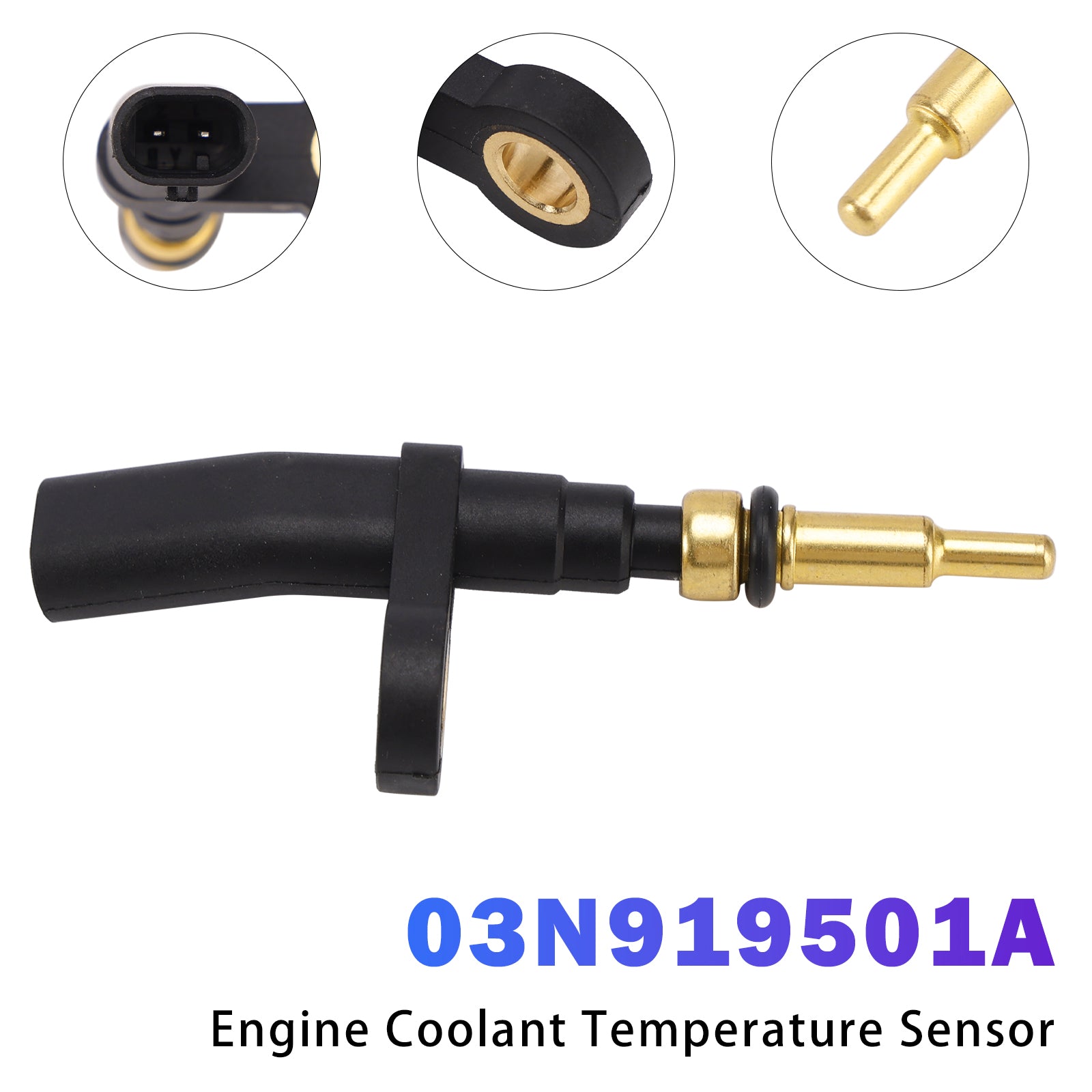 Engine Coolant Temperature Sensor 03N919501A for VW Transporter T6