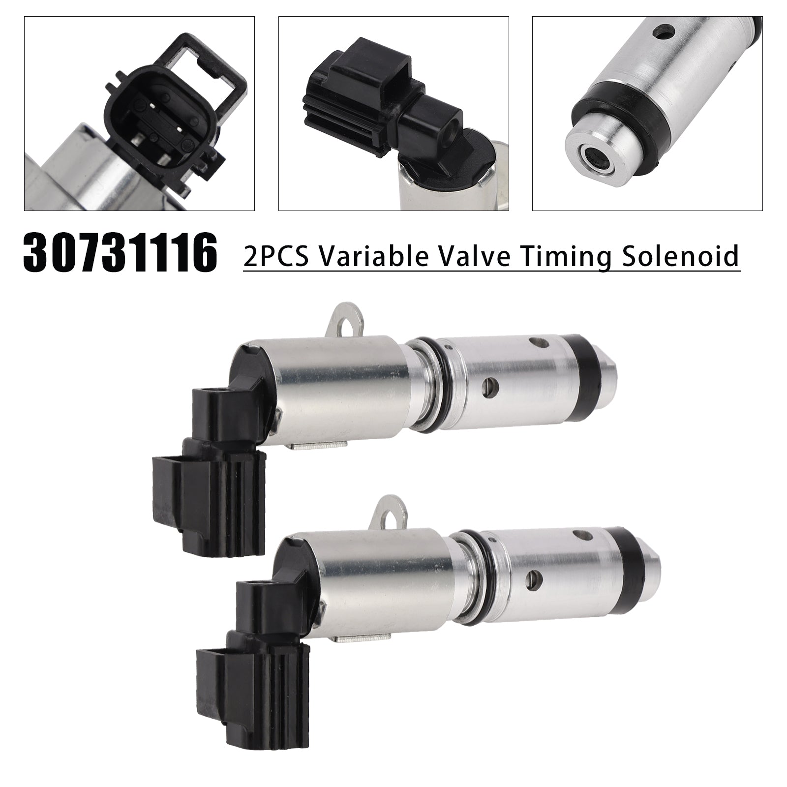 2PCS Variable Valve Timing Solenoid 30731116 for Volvo S60 S80 V60 V70 3.0L