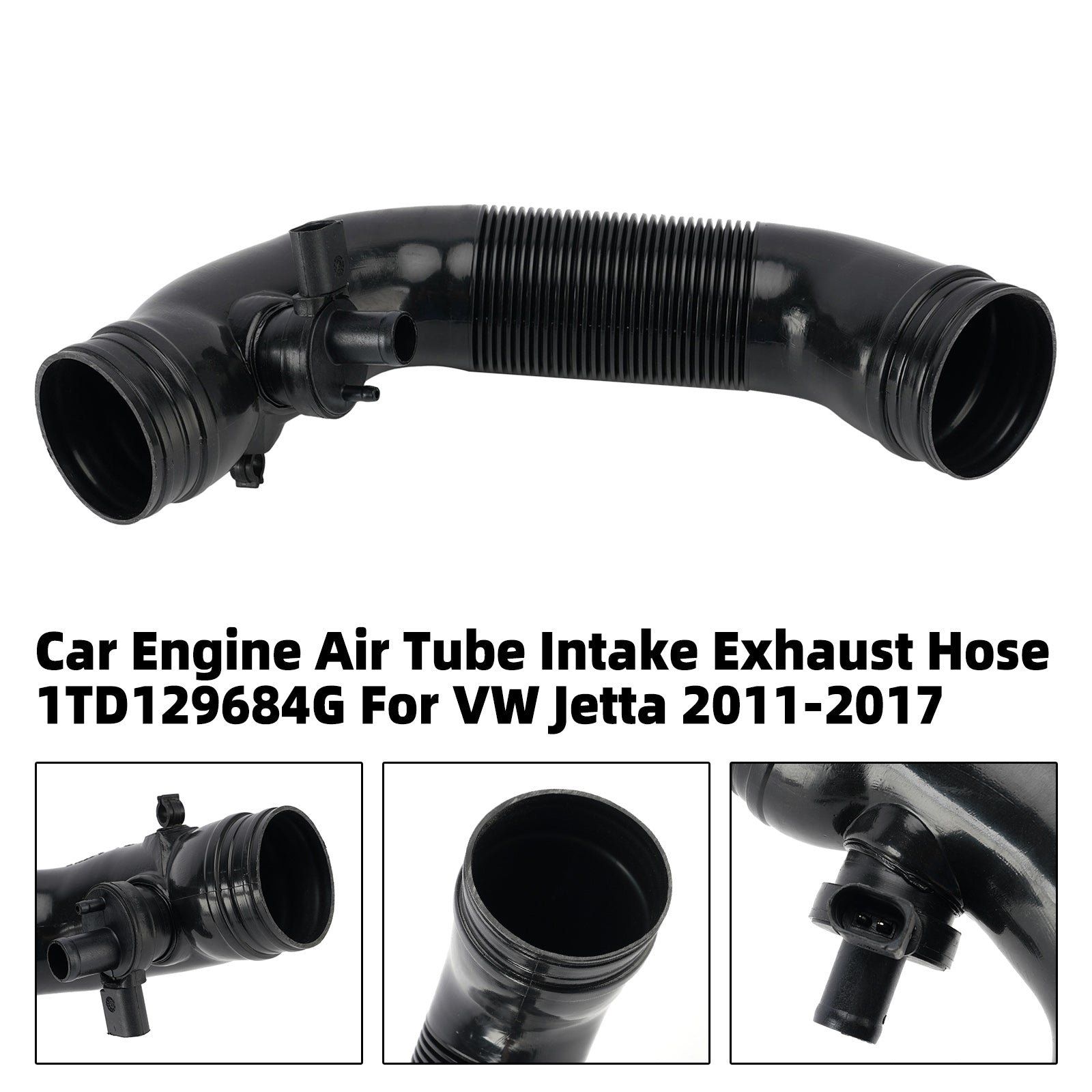 Car Engine Air Tube Intake Exhaust Hose 1TD129684G For VW Jetta 2011-2017