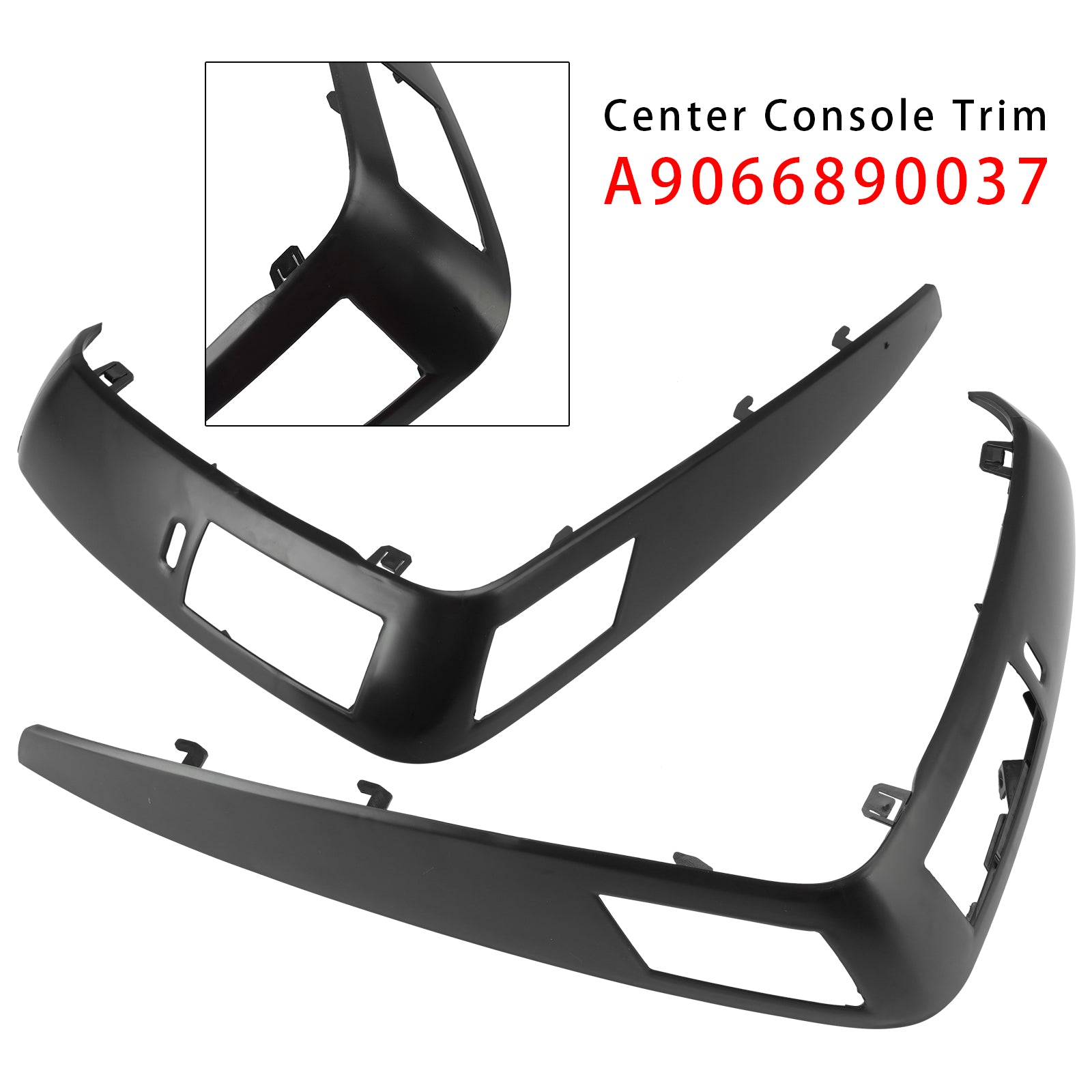 Black Hood Vent Grille Left+ Right For Mercedes-Benz Sprinter W906 2006-2016