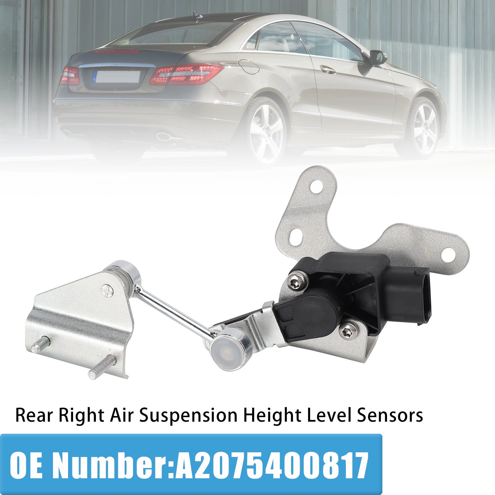 Rear Right Air Suspension Height Level Sensors For Mercedes W212 S212 A207 C207 X204