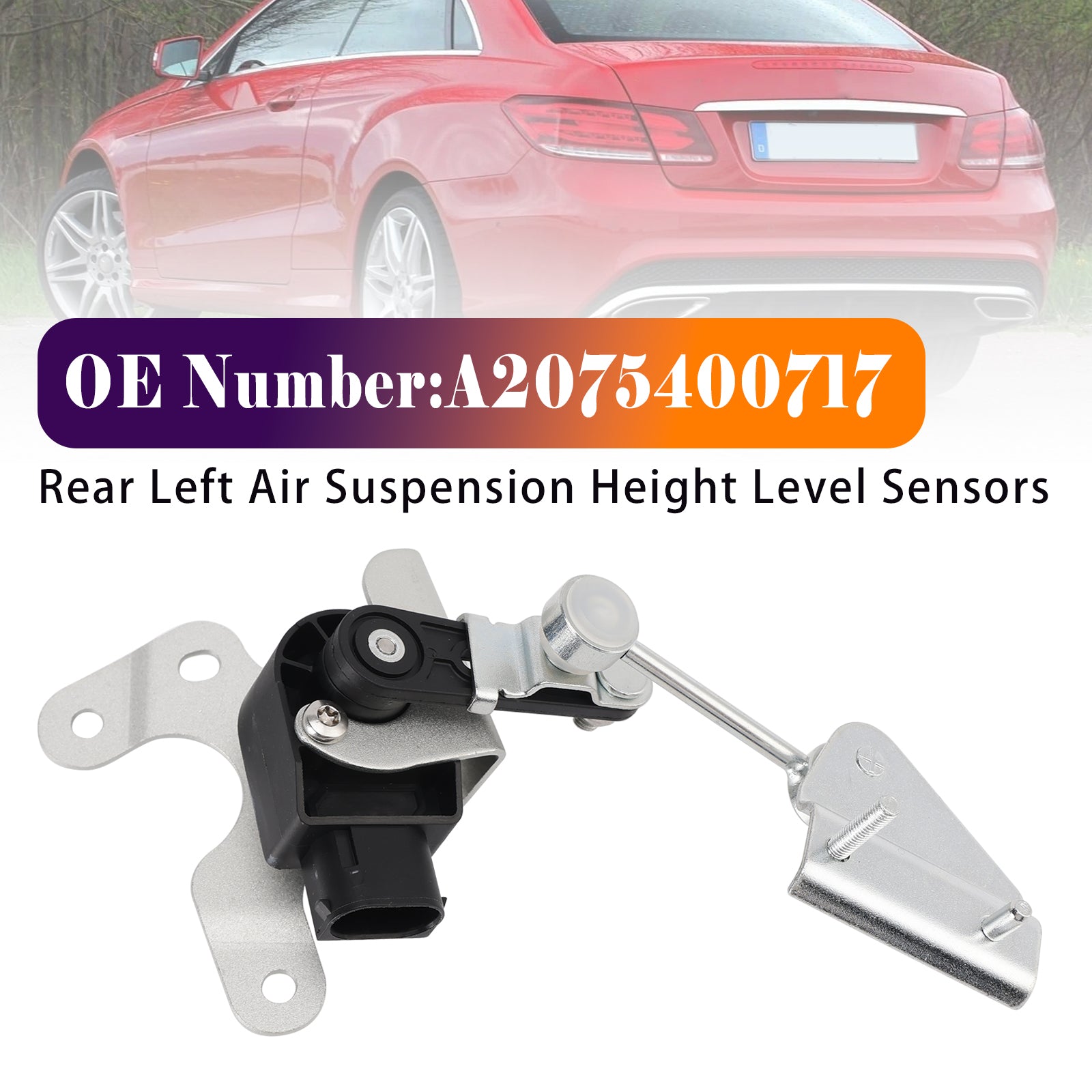 Rear Left Air Suspension Height Level Sensors For Mercedes W212 S212 A207 C207 X204