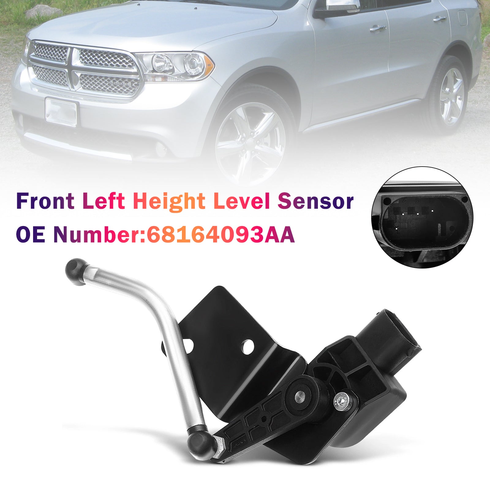 Front Left Height Level Sensor 68164093AA For Jeep Grand Cherokee 2011-2015
