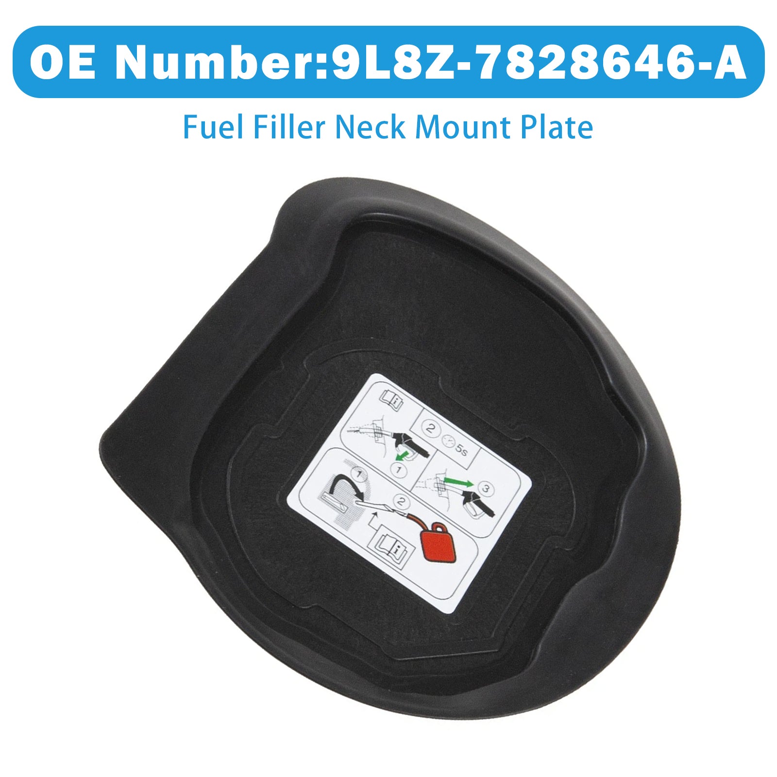 Fuel Filler Neck Mount Plate 9L8Z-7828646-A For Ford Escape 2008-2012