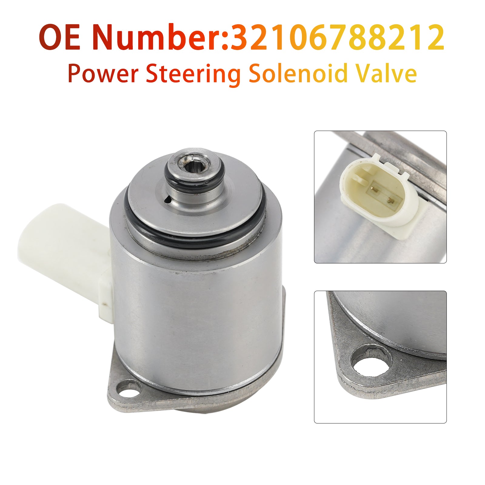 Power Steering Solenoid Valve 32106788212 For BMW 328I 335I 09-13 535I 550I 11-16