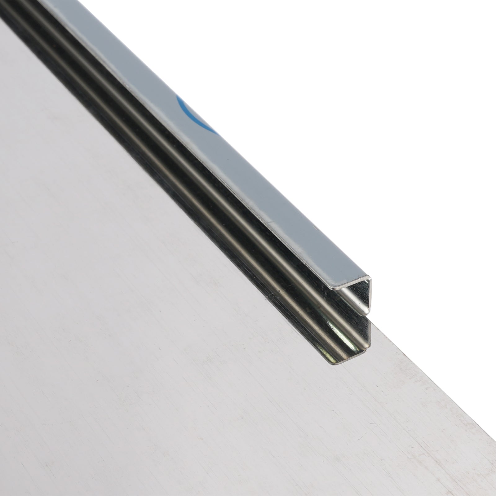 Pair 6" Chopped Window Trim Stainless Steel Chop Tops for Peterbilt 567/579