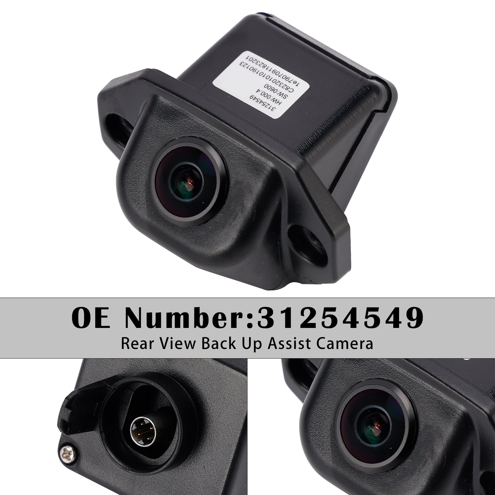 Rear View Back Up Assist Camera 31254549 Fit For Volvo S60 V60 XC60 2010-2018