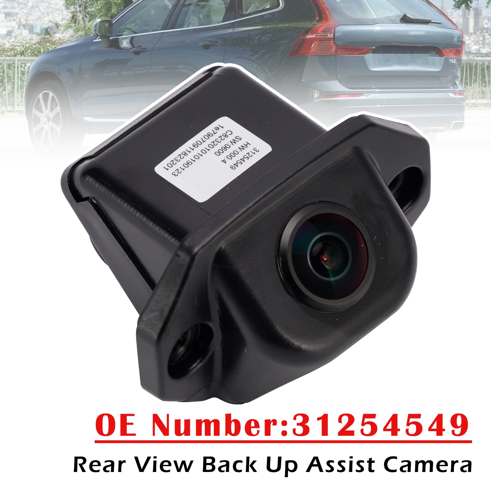 Rear View Back Up Assist Camera 31254549 Fit For Volvo S60 V60 XC60 2010-2018
