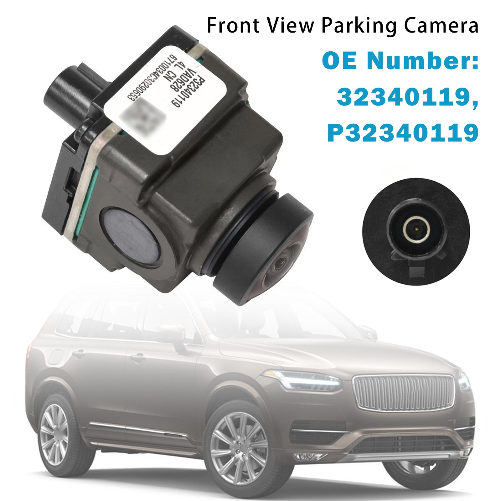 Front View Parking Camera 32340119 For Volvo C40 EX40 S60 S90 V60 V90 XC40