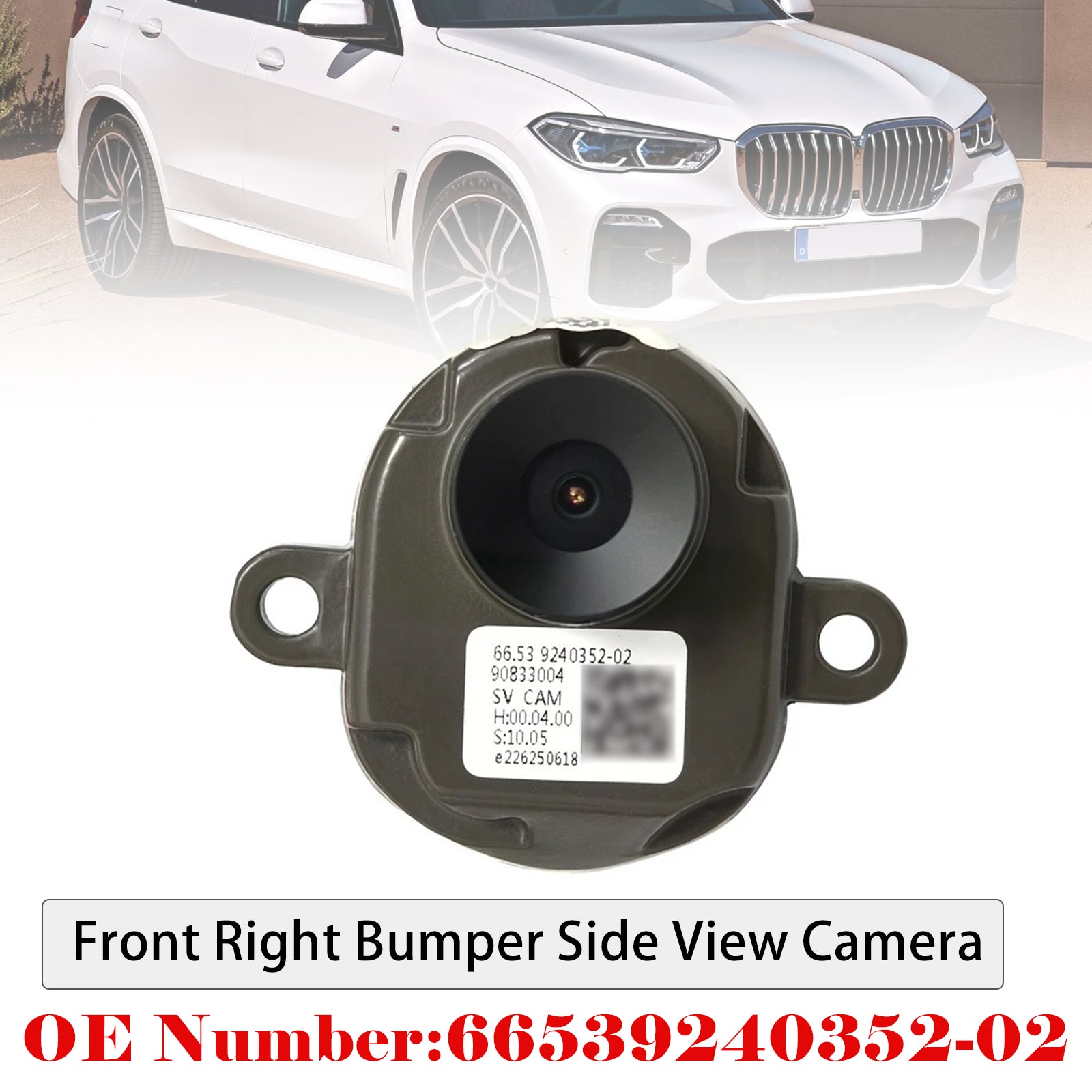 Front Right Bumper Side View Camera 66539240352-02 For BMW F30 F32 F36 F10 F12 E70