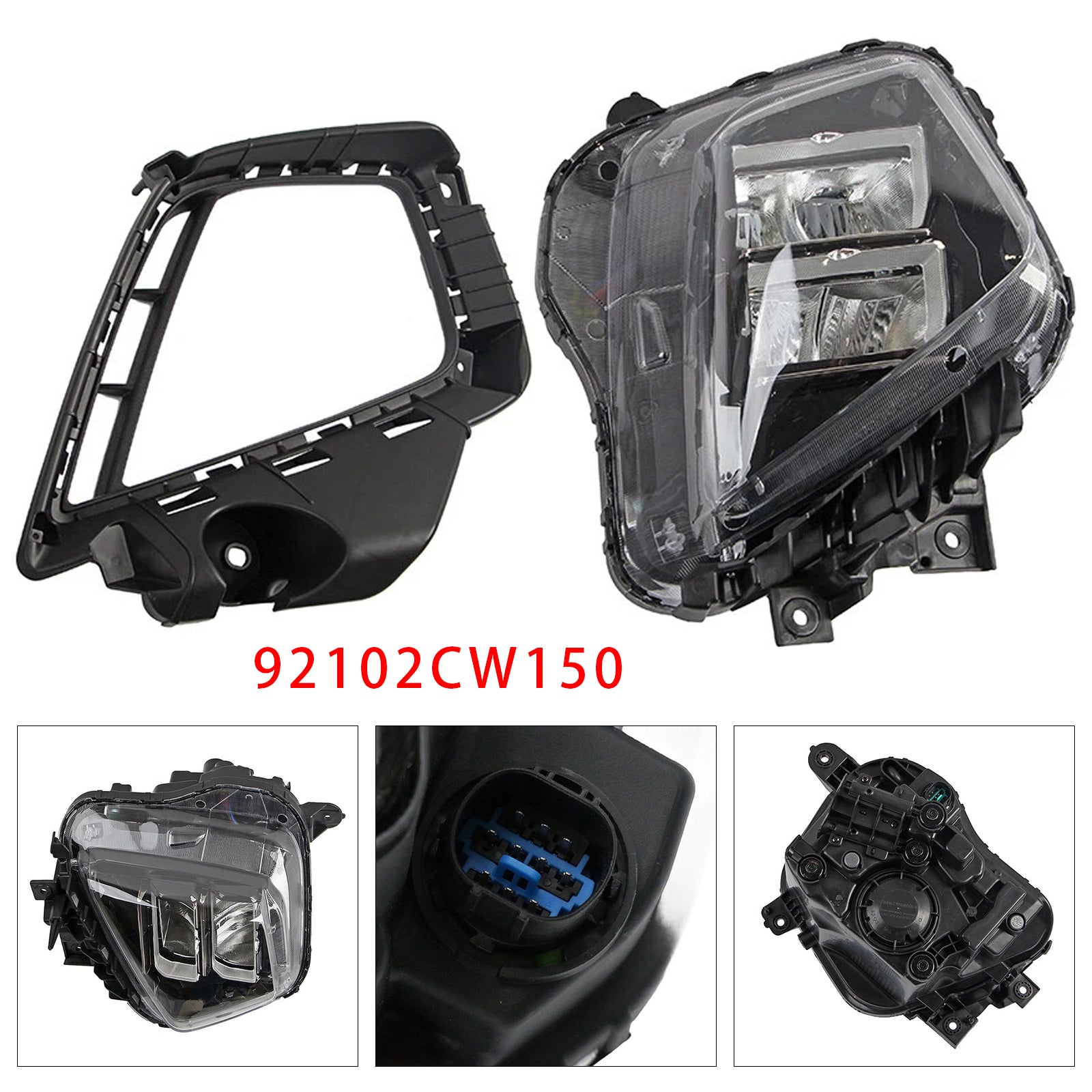 Front Right LED Headlight 92102CW150 For Hyundai Tucson SEL 2022-2024