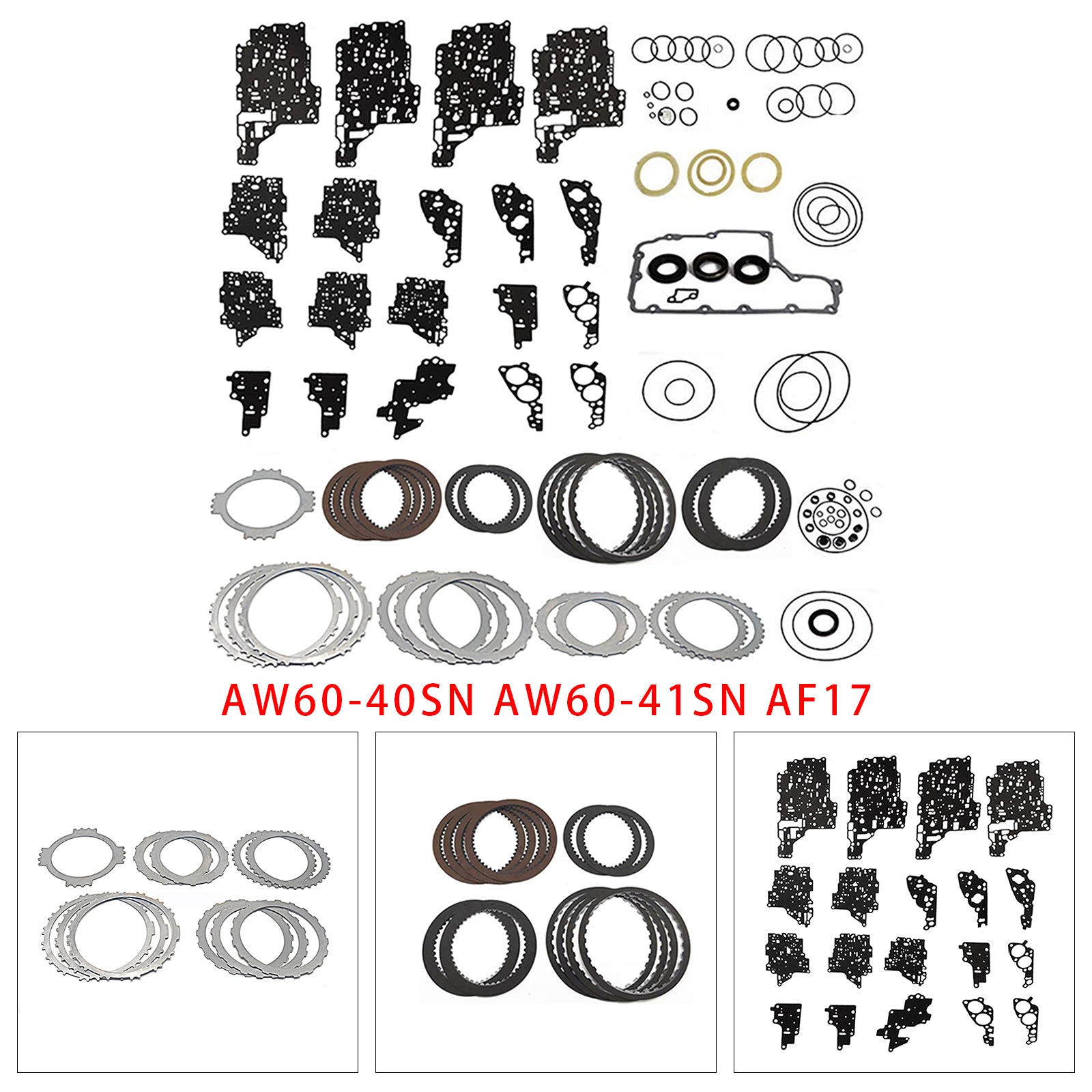 AW60-40SN AW60-41SN AF17 Auto Transmission Master Rebuild Kit For Chrysler Sail