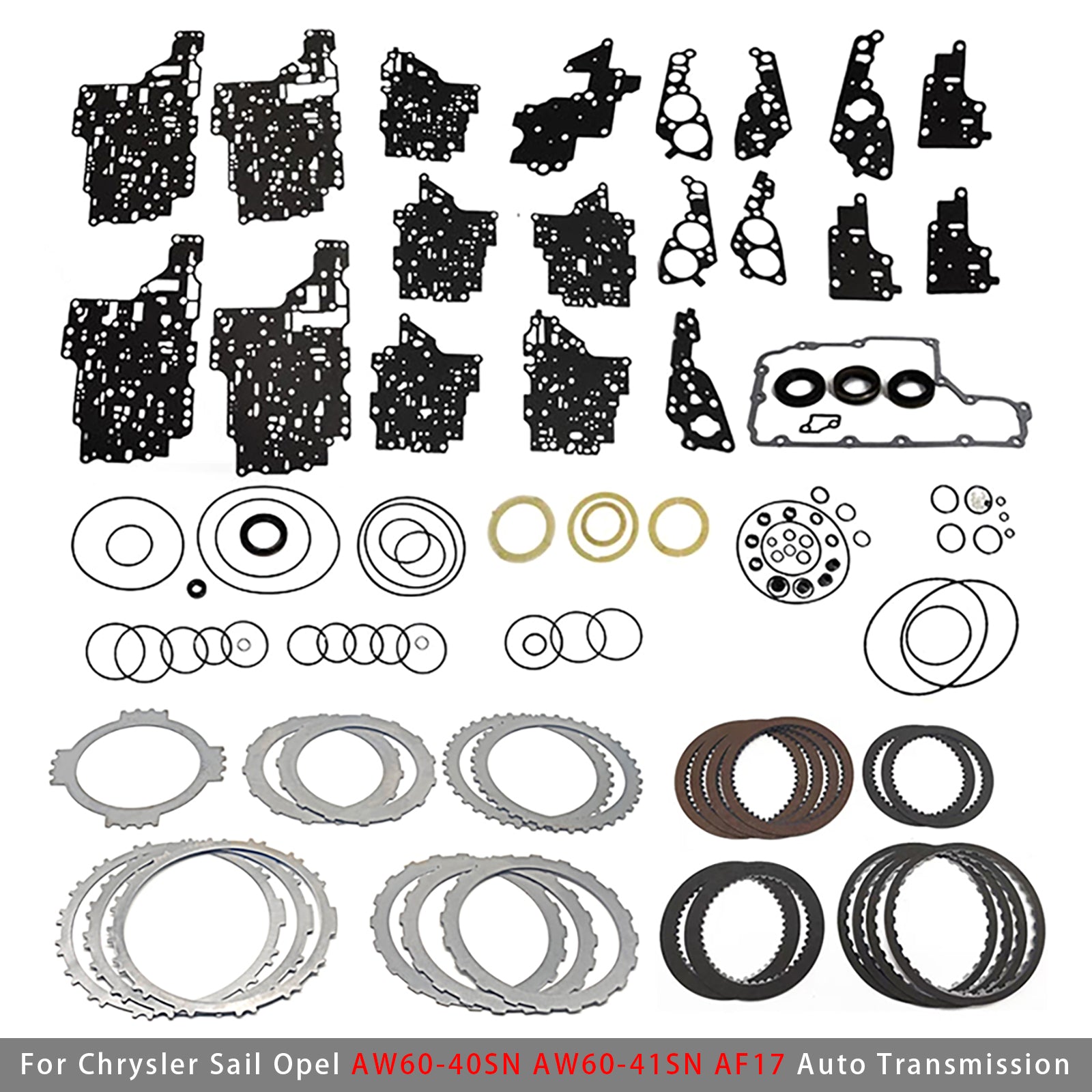 AW60-40SN AW60-41SN AF17 Auto Transmission Master Rebuild Kit For Chrysler Sail