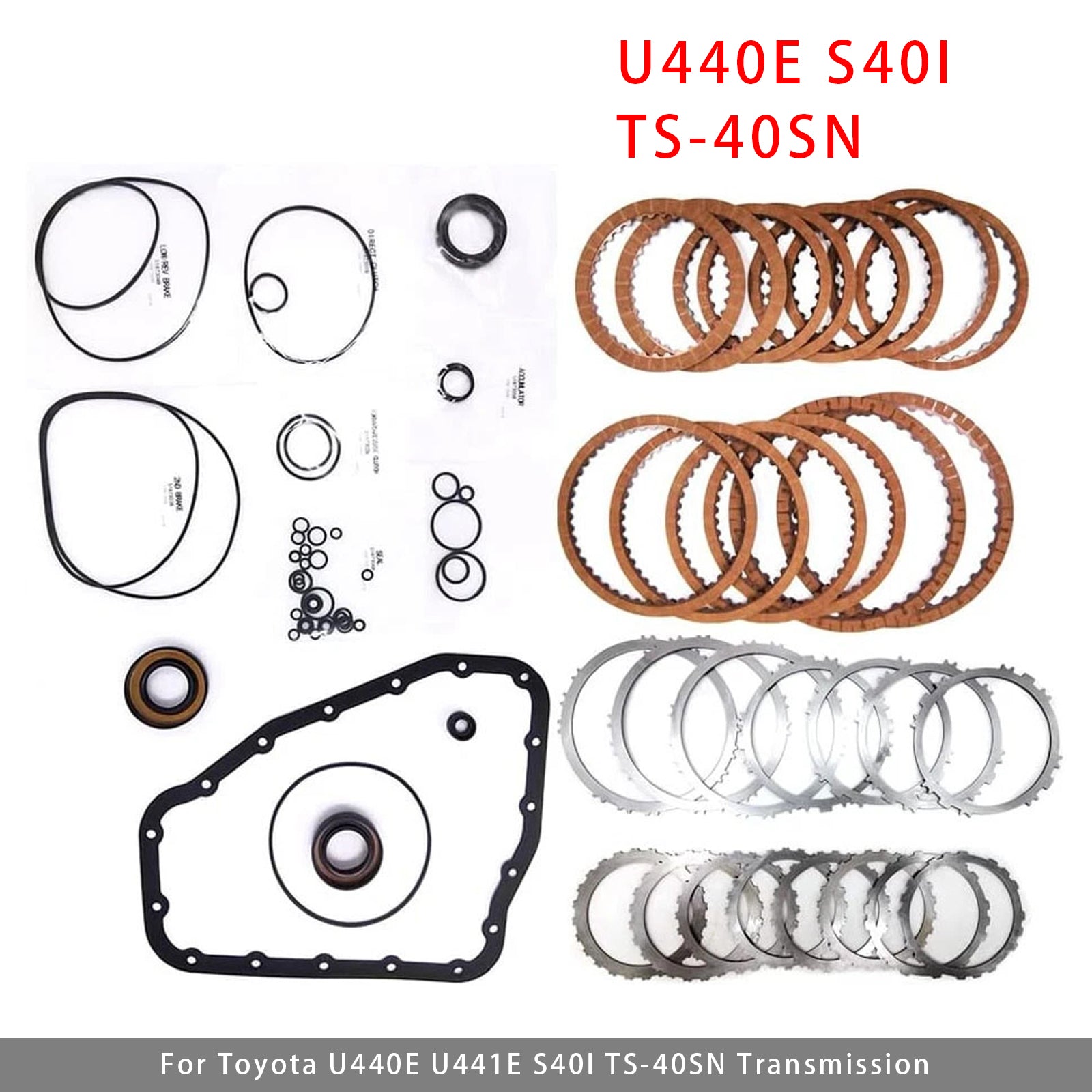 U440E S40I TS-40SN Transmission Rebuild Master Kit Seal Fits For Toyota