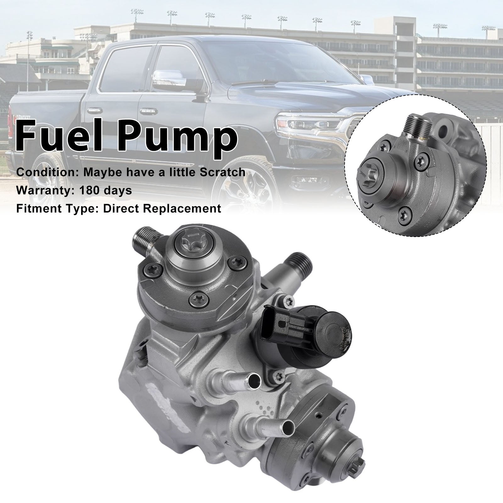 High Pressure Fuel Pump 68211269Aa Fit Dodge Ram Ecodiesel 3.0L 2014-2019