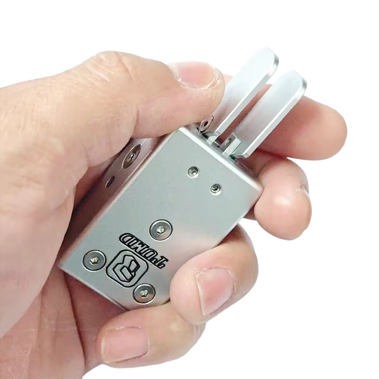 Handheld CW Morse Key Portable Telegraph Key Double Paddle Automatic Key CW Code