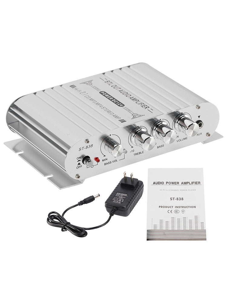 2.1 Bluetooth Stereo Hifi Car Home Car Audio Car Amplifier AMP Sound Speaker EDR