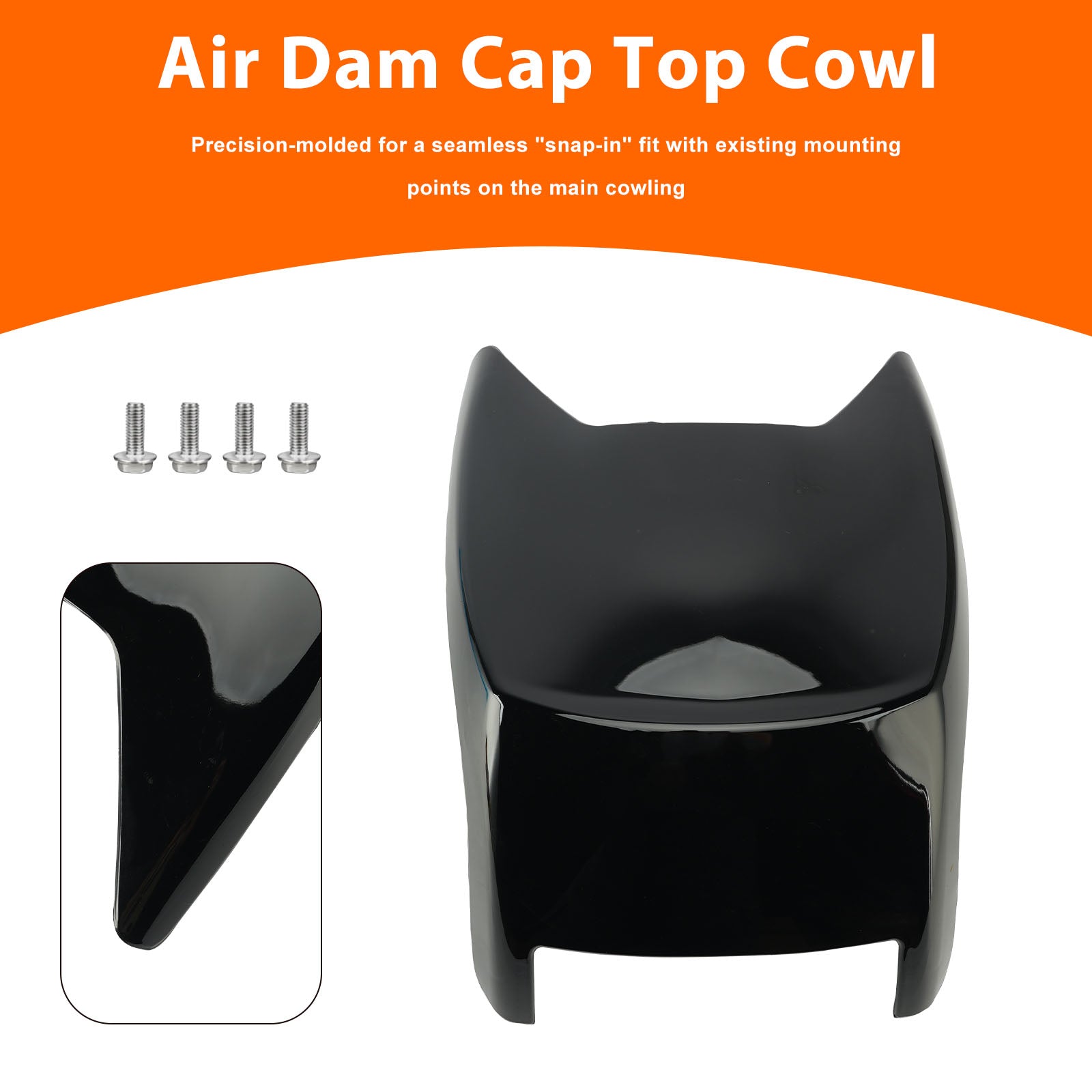 Air Dam Cap Top Cowl 8M0159887 8M0118170 For Mercury 30-60HP EFI 4-Stroke