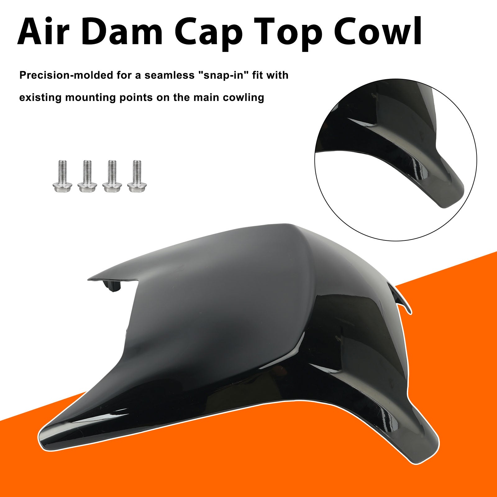 Air Dam Cap Top Cowl 8M0159887 8M0118170 For Mercury 30-60HP EFI 4-Stroke