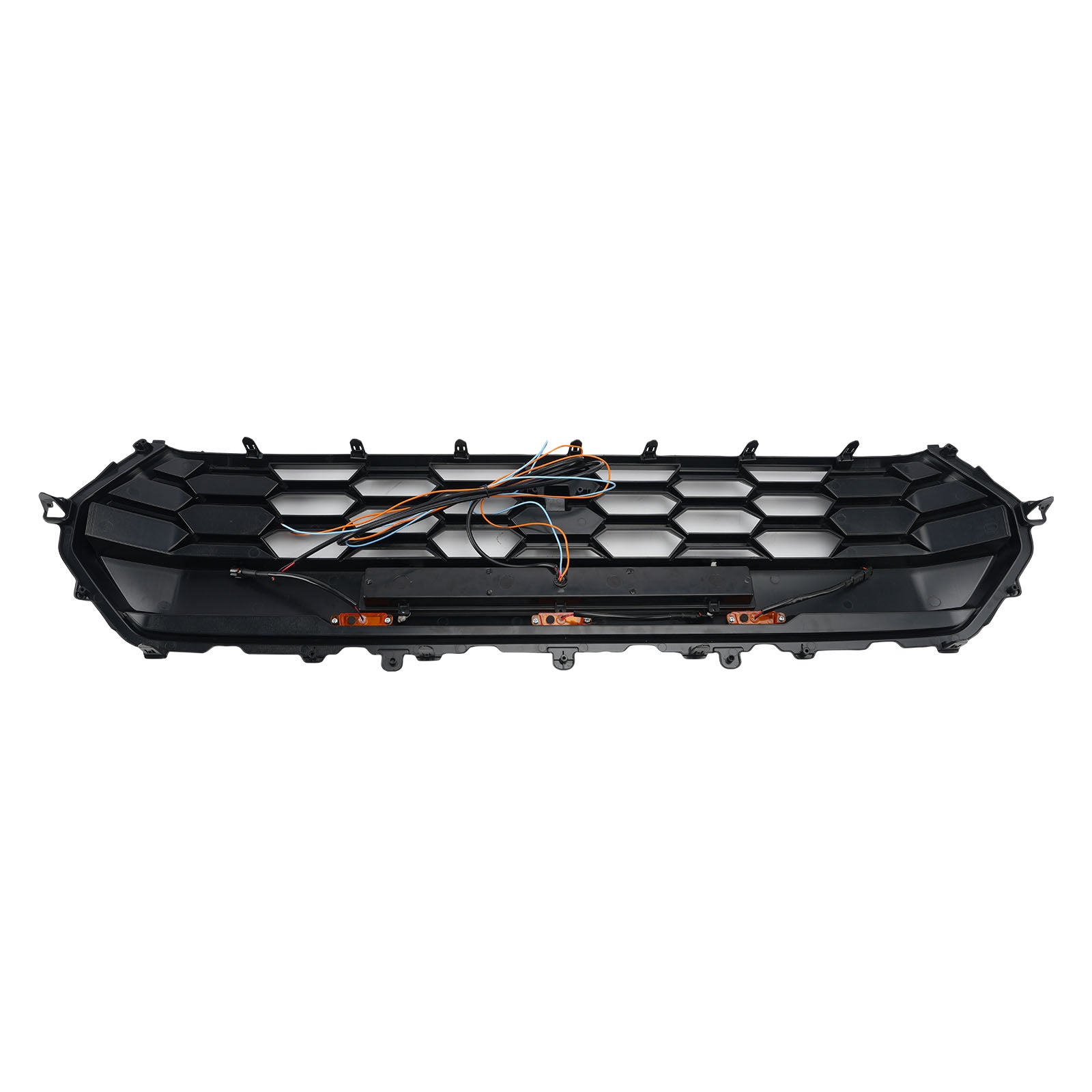 Black Front Bumper Grille Grill Fit Toyota Tacoma 2024+ With Led & Light Bar