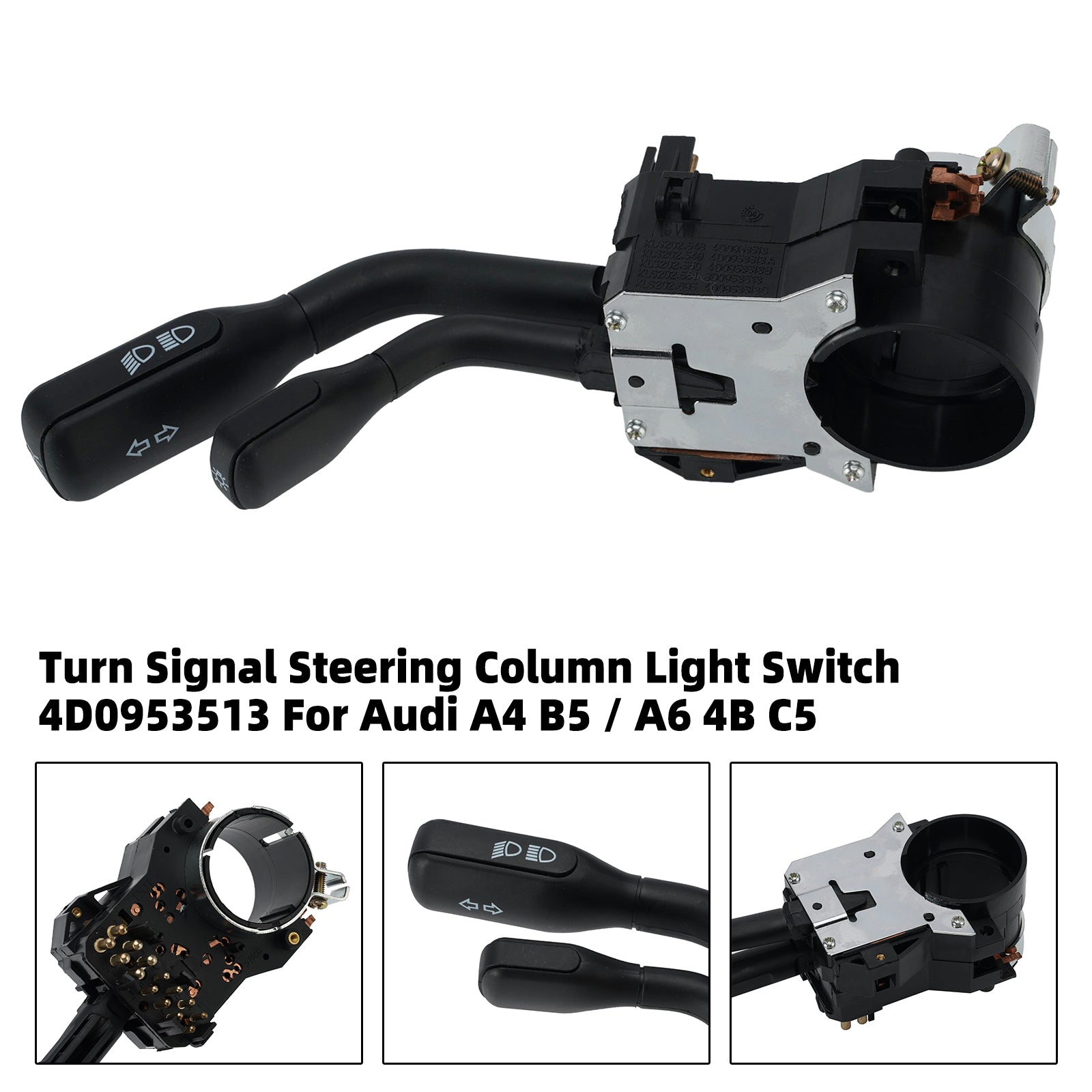 4D0953513 Turn Signal Steering Column Light Switch For Audi A4 B5 / A6 4B C5