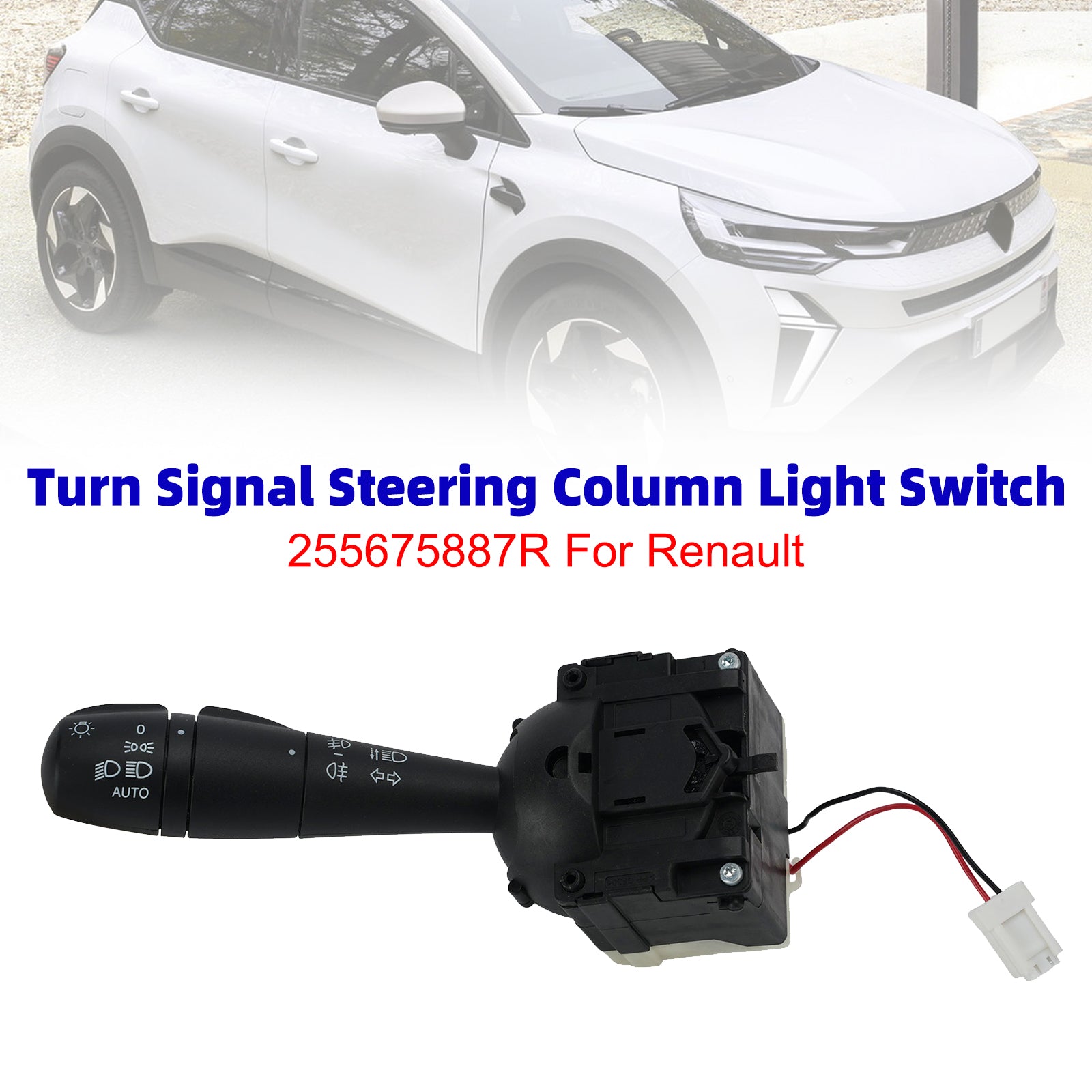 255675887R Turn Signal Steering Column Light Switch For Renault Clio 2012-2021