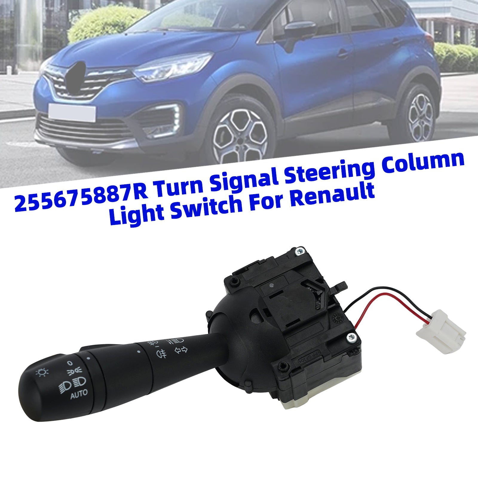 255675887R Turn Signal Steering Column Light Switch For Renault Clio 2012-2021