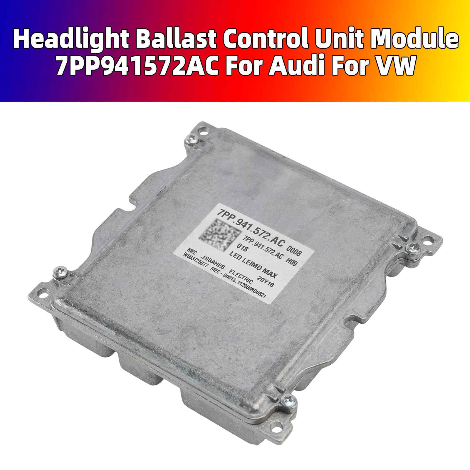 Headlight Ballast Control Unit Module 7PP941572AC For Audi For VW