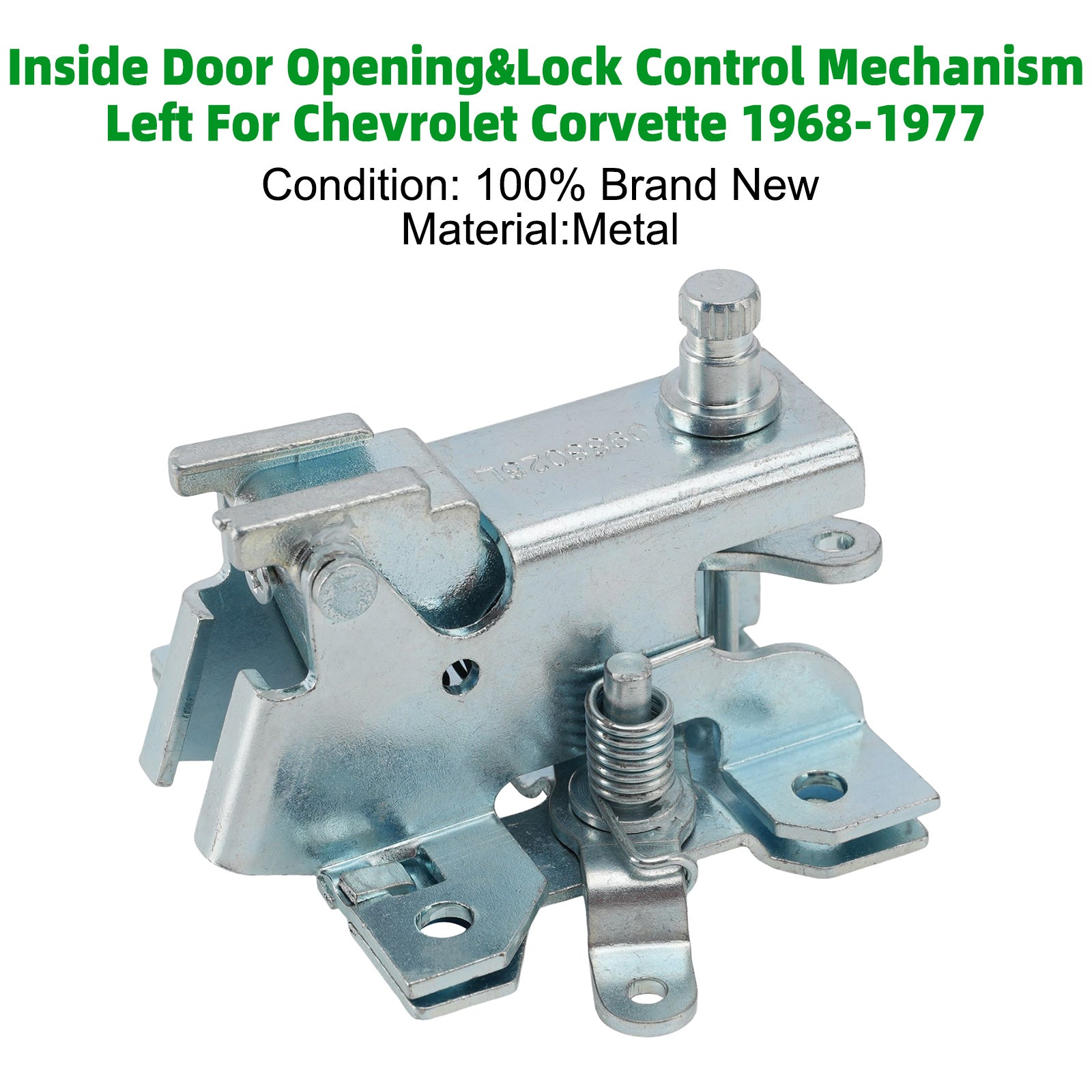 Inside Door Opening & Lock Control Mechanism Left For Chevrolet Corvette