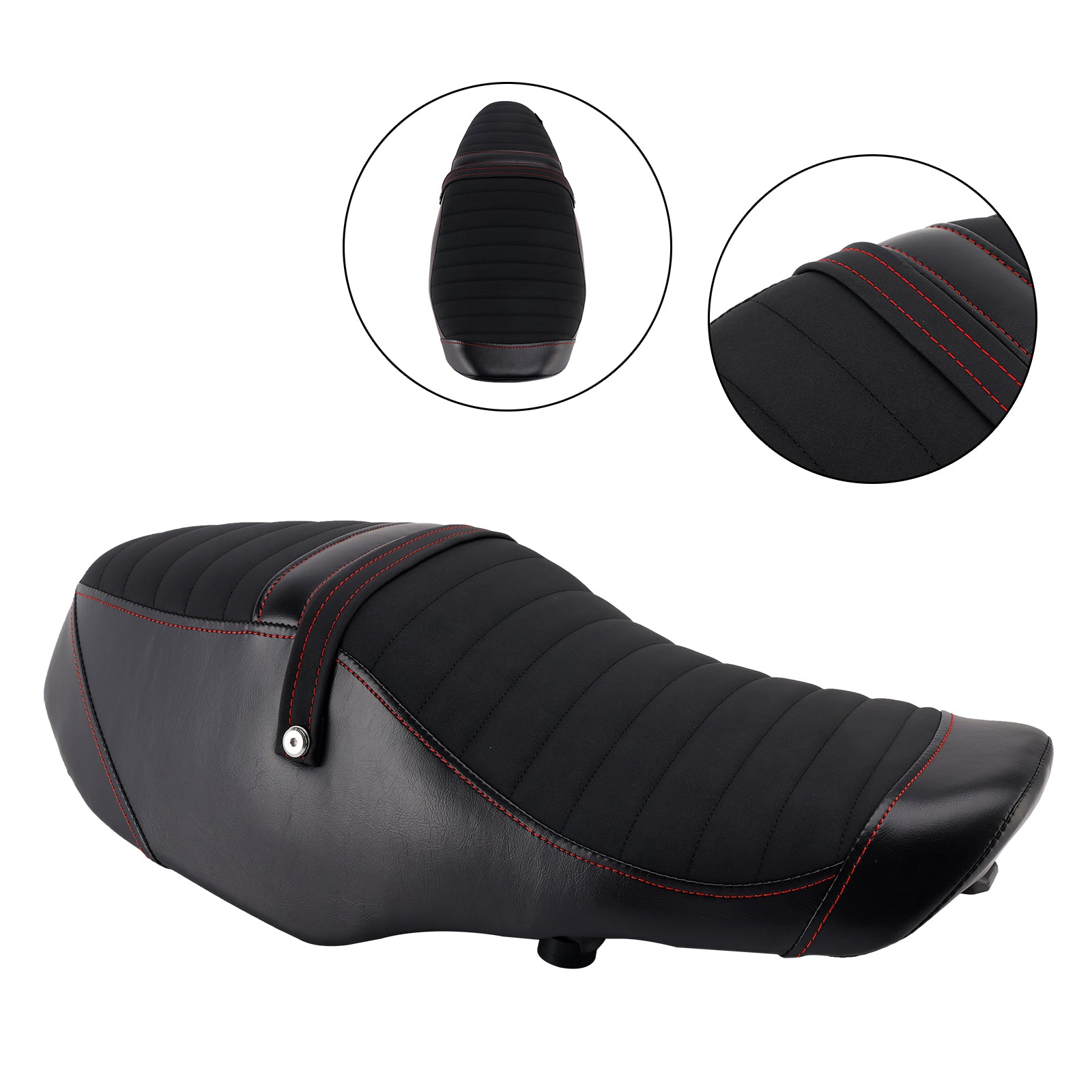 Front Raider Seat Driver Cushion Pu Fit Black For Yamaha Xsr900 Xsr 900 22-25