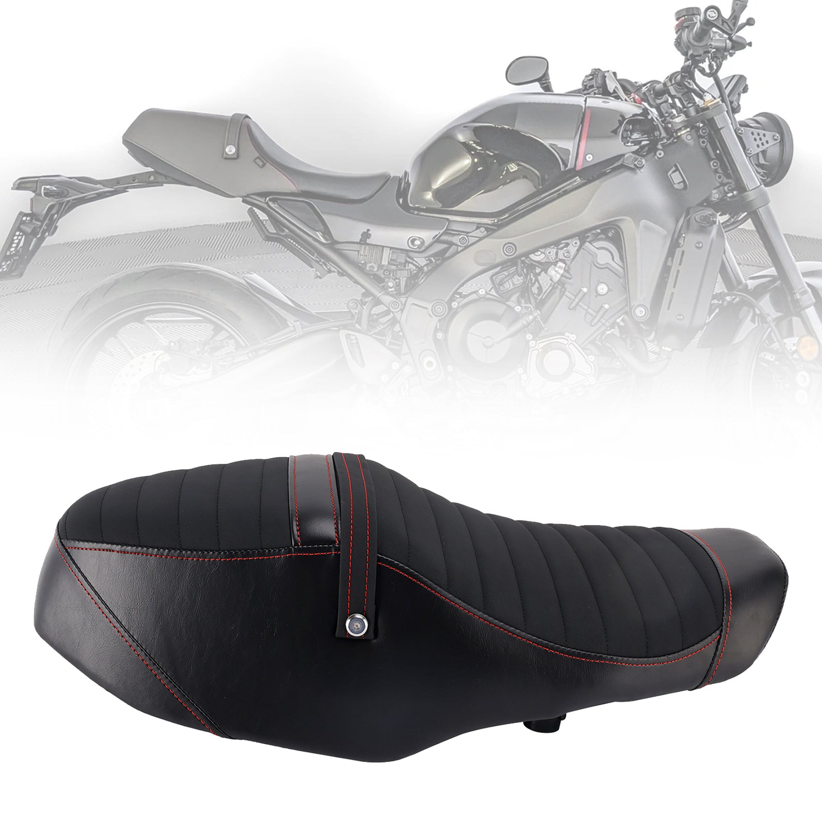Front Raider Seat Driver Cushion Pu Fit Black For Yamaha Xsr900 Xsr 900 22-25