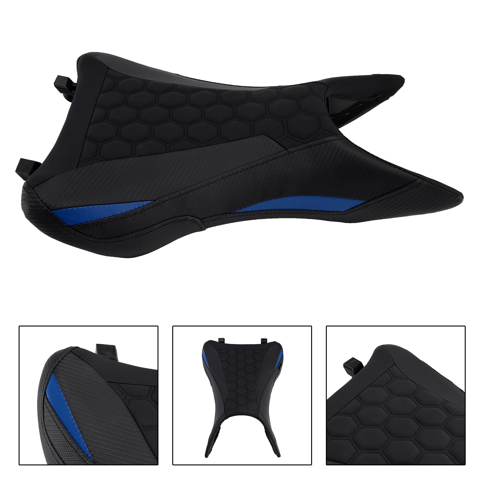 Front Raider Seat Driver Cushion Pu Fit Blue1 For Yamaha Mt-09 Mt09 2024-2026