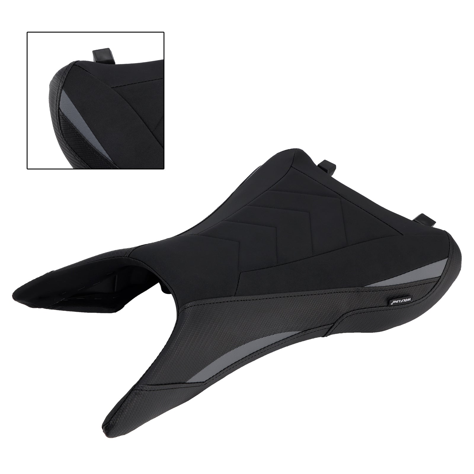 Front Raider Seat Driver Cushion Pu Fit Gray For Yamaha Mt-09 Mt09 2024-2026 25